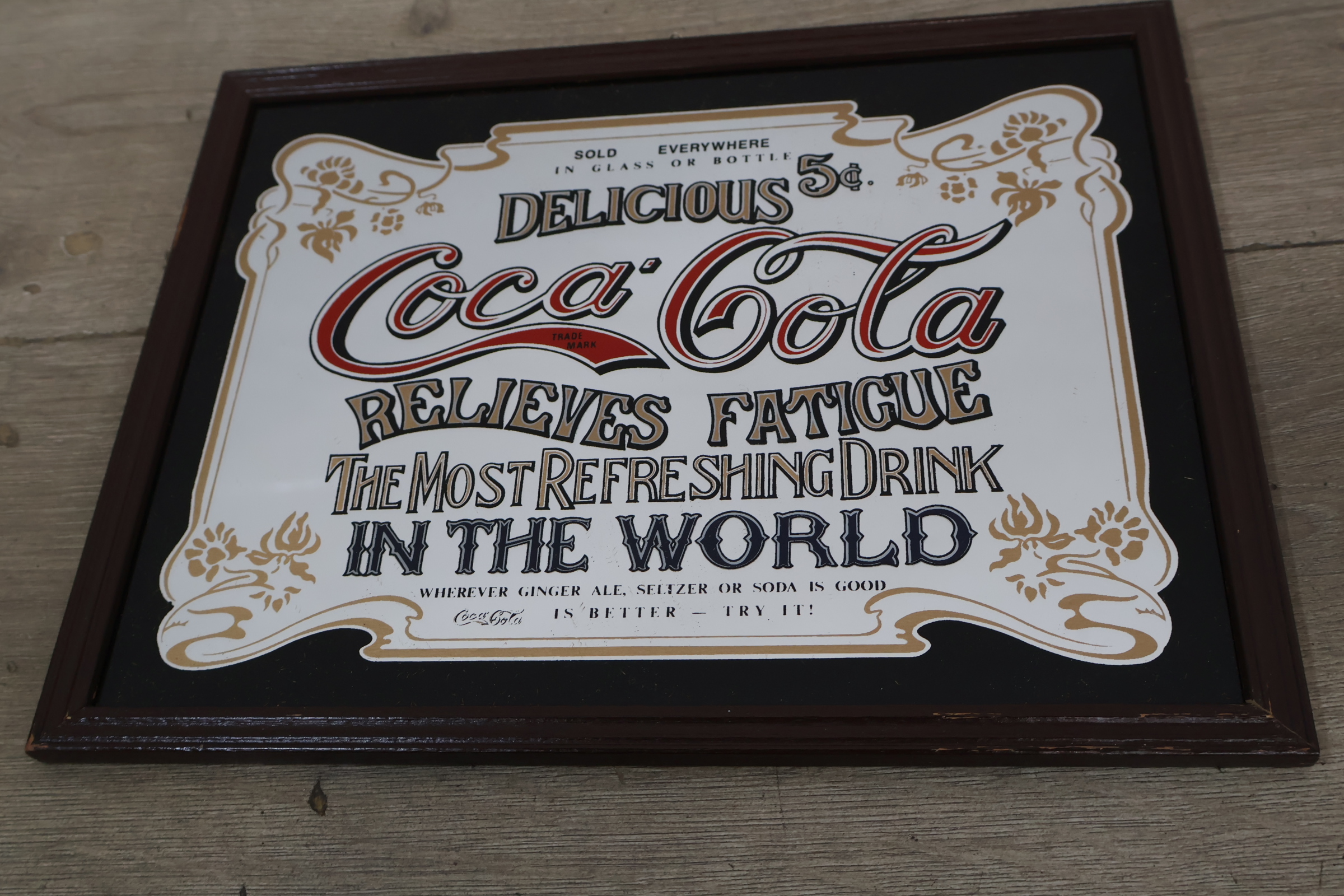 Coca-Cola spiegel - vintage – foto 8 – kavel bij GSD Auctions, Zoeterwoude