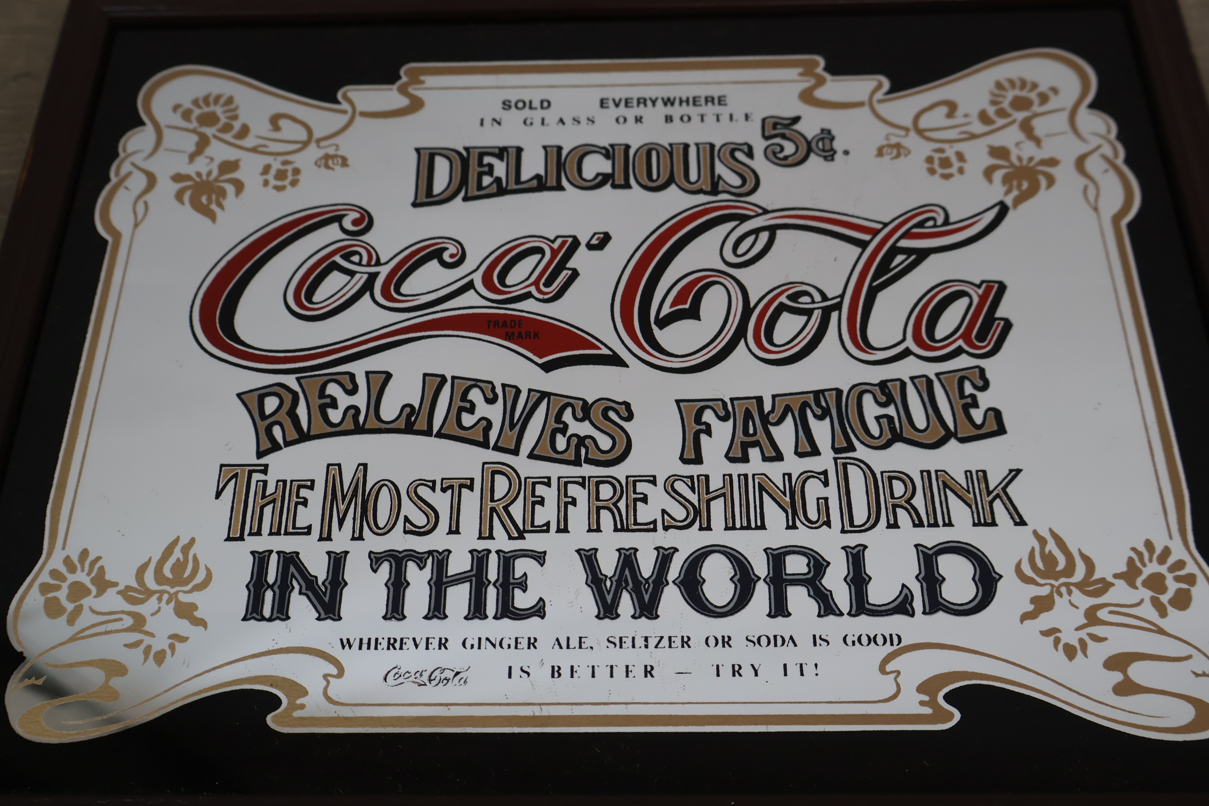 Coca-Cola spiegel - vintage – foto 11 – kavel bij GSD Auctions, Zoeterwoude