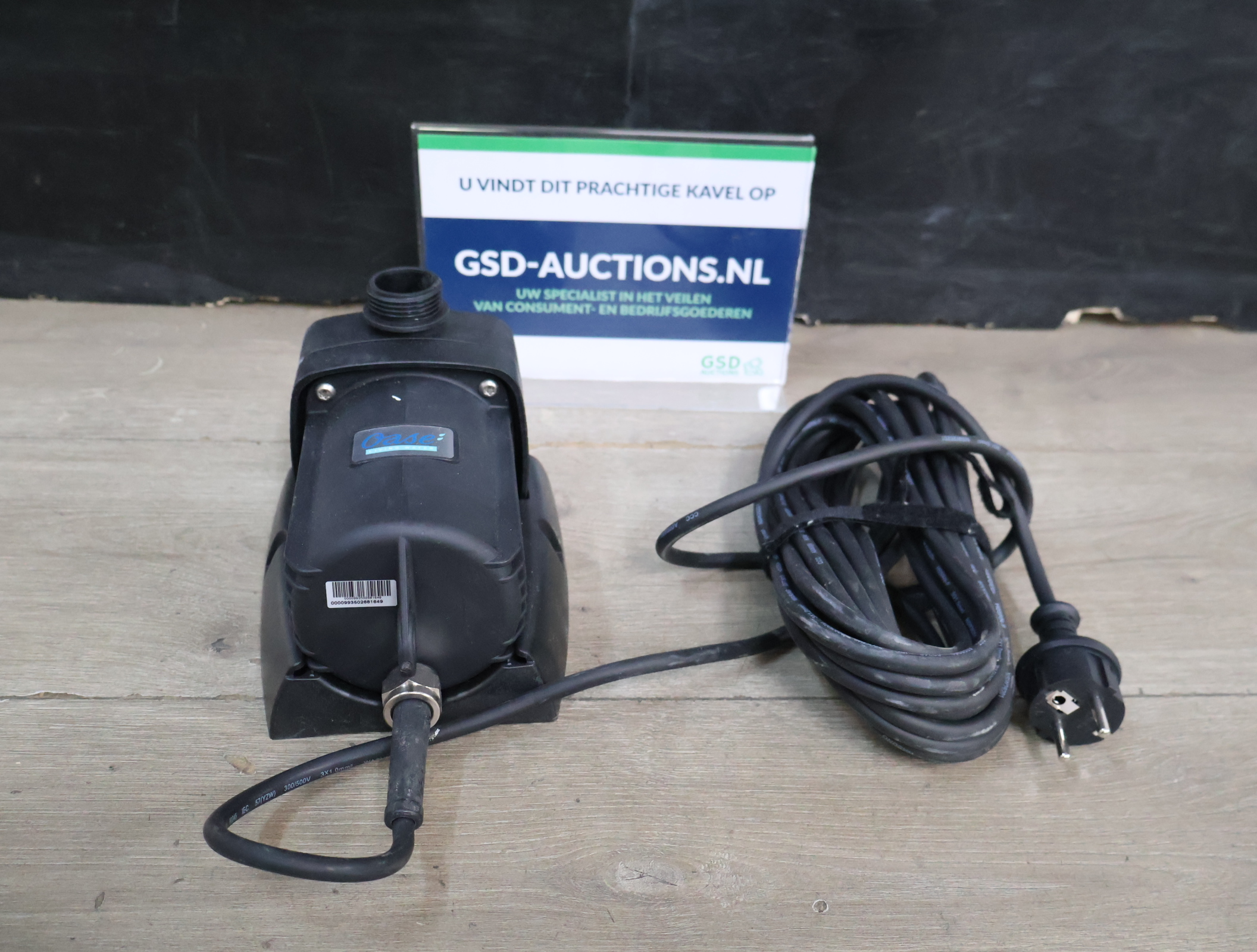 Elektrische Oase waterpomp – foto 2 – kavel bij GSD Auctions, Zoeterwoude