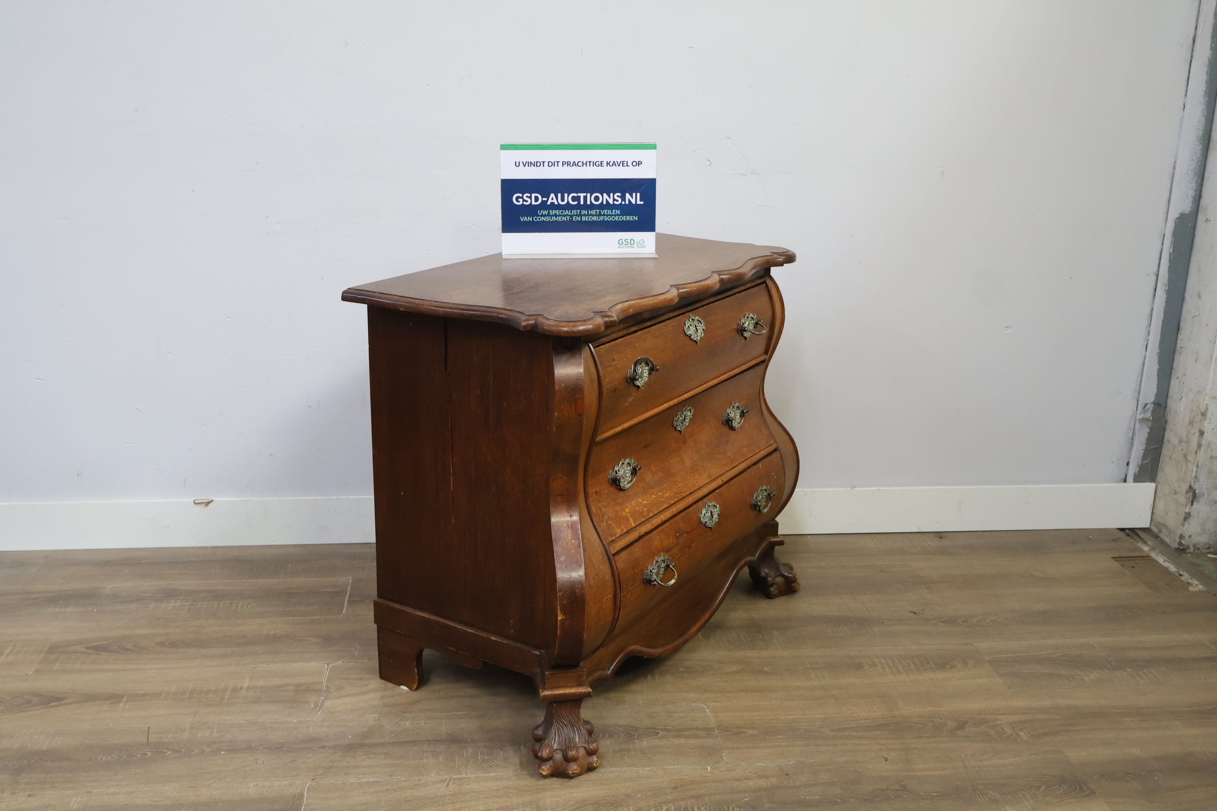 Antiek houten Buikkast, Ladekast – foto 2 – kavel bij GSD Auctions, Zoeterwoude
