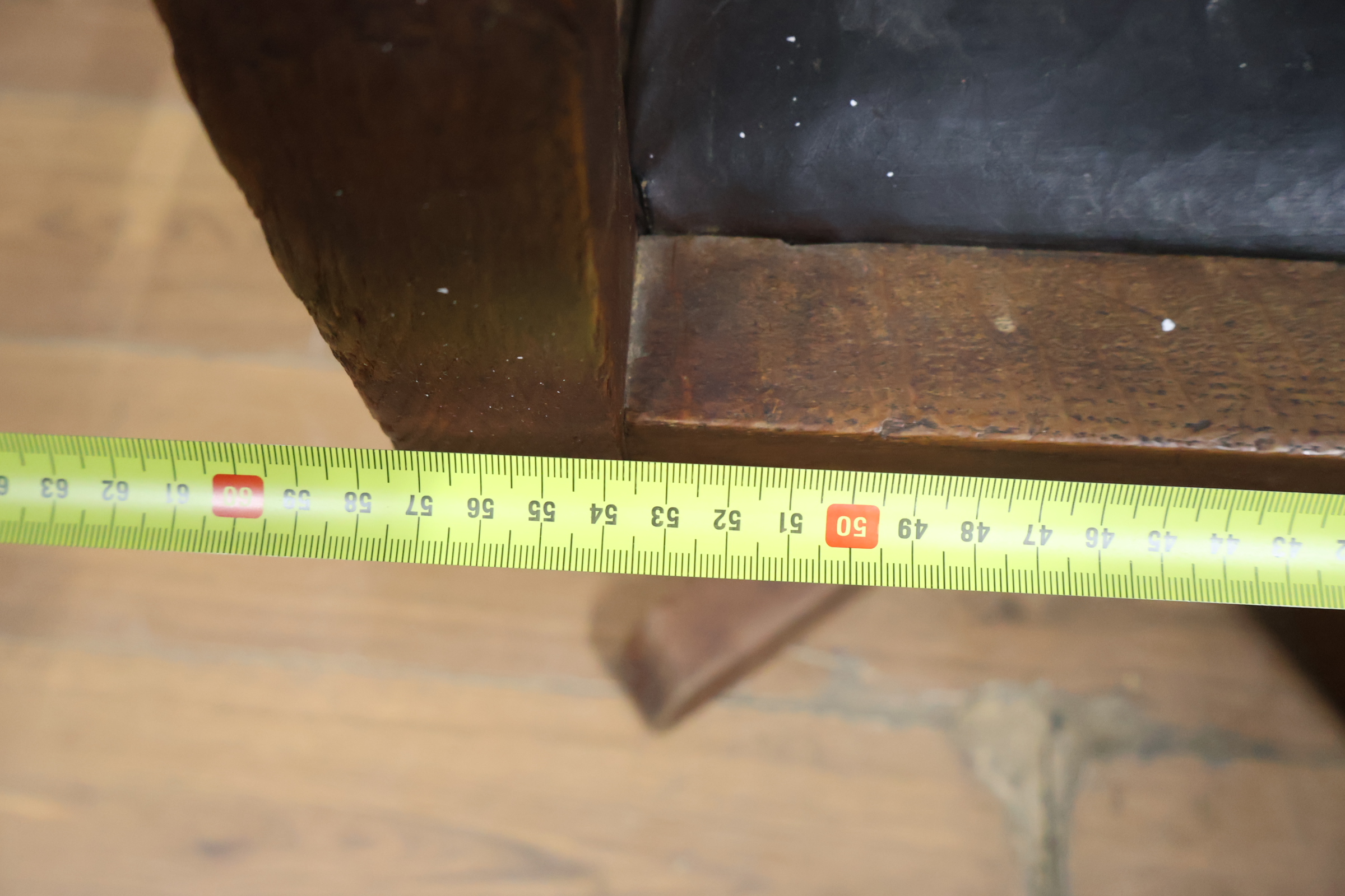 Antieke Bureaustoel, Fauteuil - met Lederen Zitting – foto 14 – kavel bij GSD Auctions, Zoeterwoude
