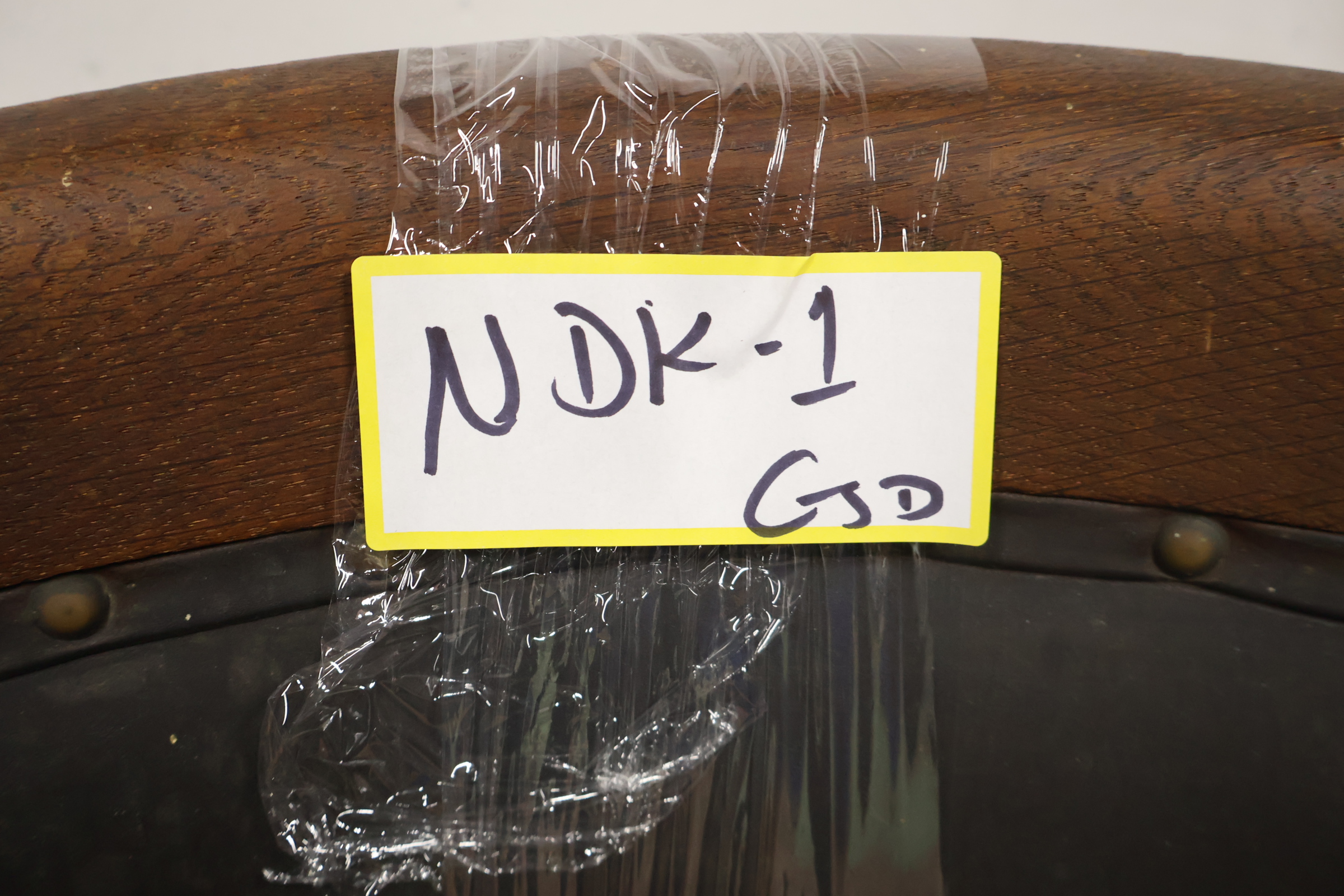 Antieke Bureaustoel, Fauteuil - met Lederen Zitting – foto 18 – kavel bij GSD Auctions, Zoeterwoude