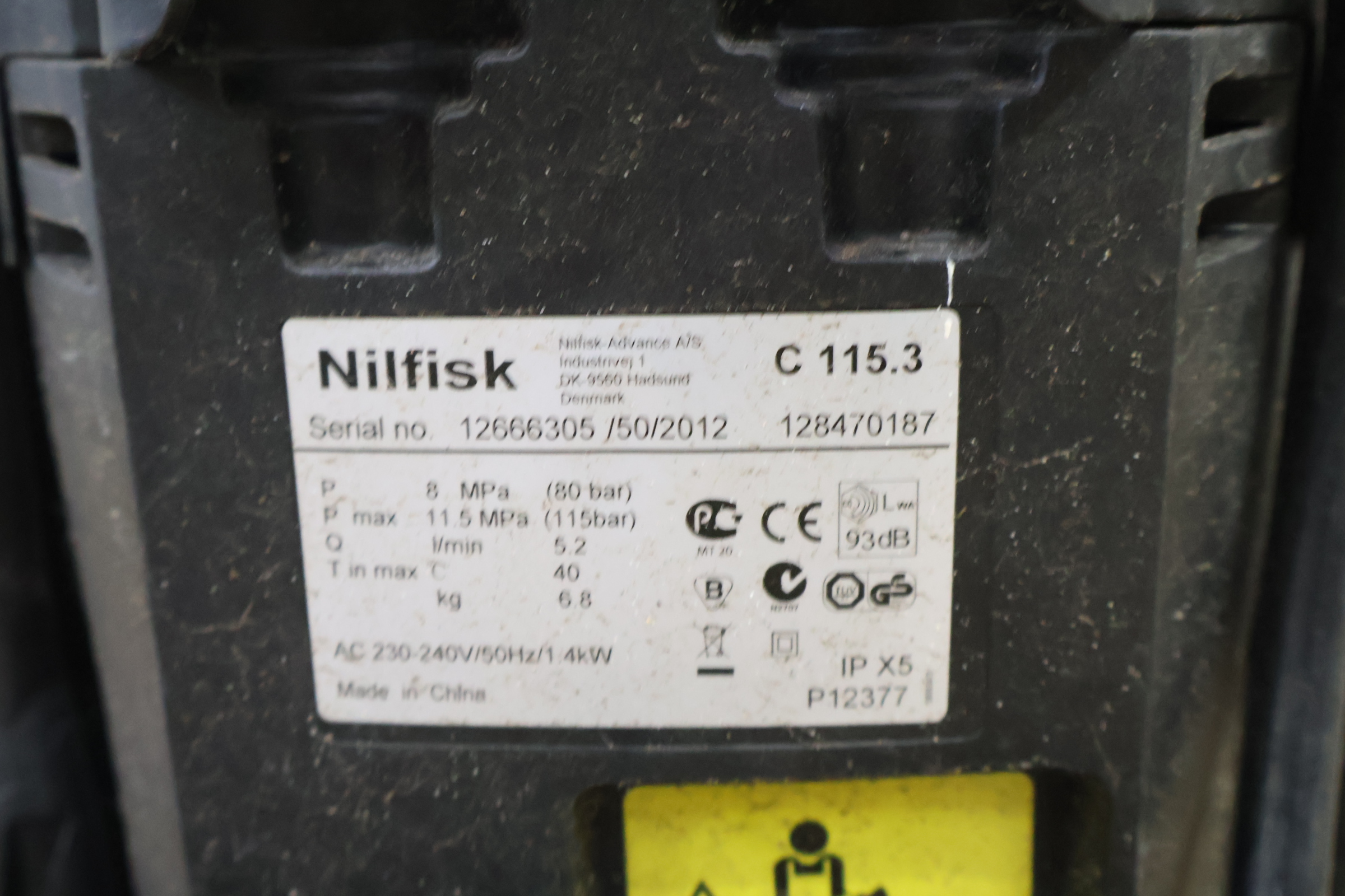 Nilfisk C 115.3 Hogedrukreiniger – foto 6 – kavel bij GSD Auctions, Zoeterwoude
