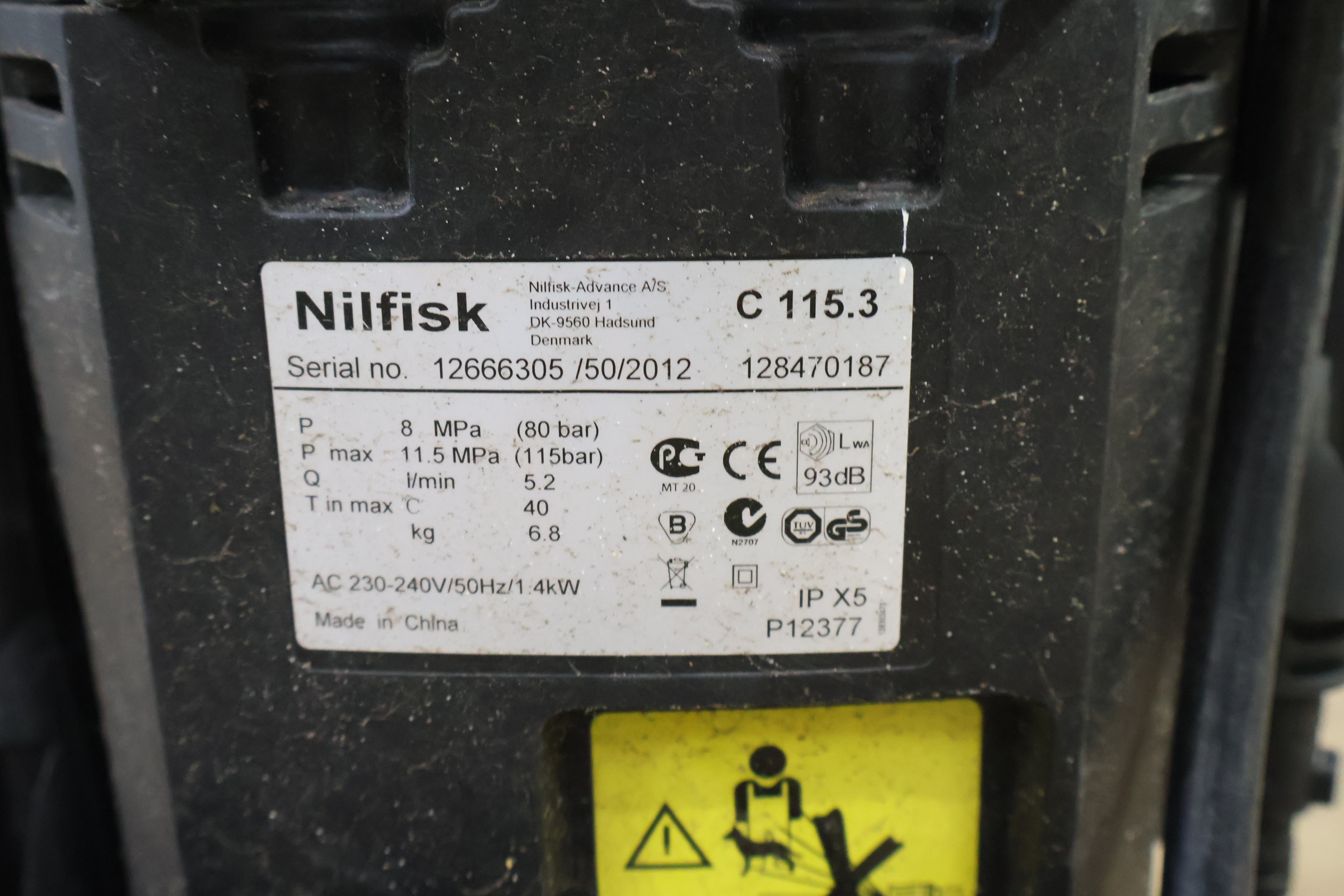 Nilfisk C 115.3 Hogedrukreiniger – foto 7 – kavel bij GSD Auctions, Zoeterwoude