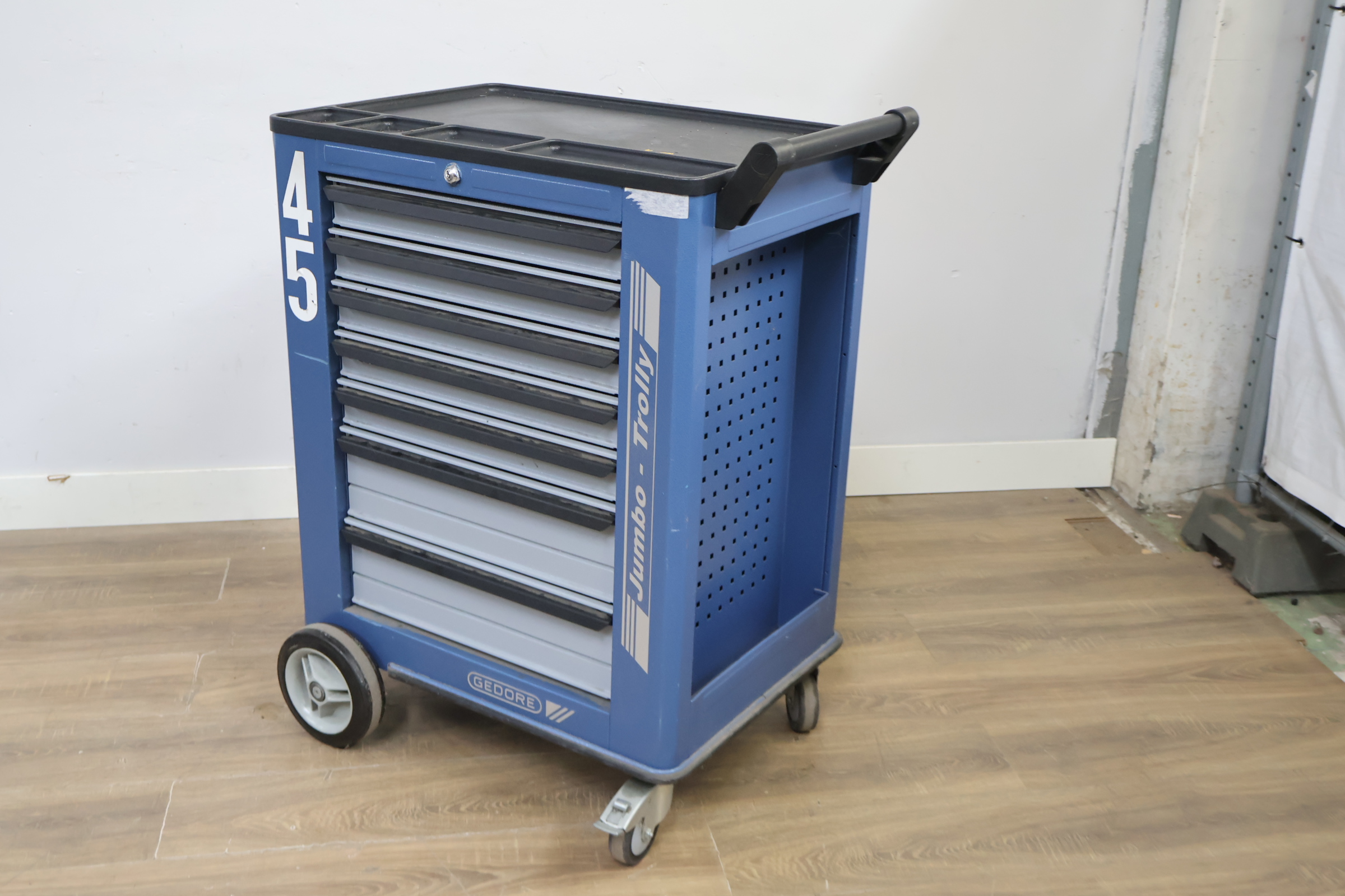 Werkplaats gereedschapswagen - Gedore Jumbo Trolly – foto 10 – kavel bij GSD Auctions, Zoeterwoude