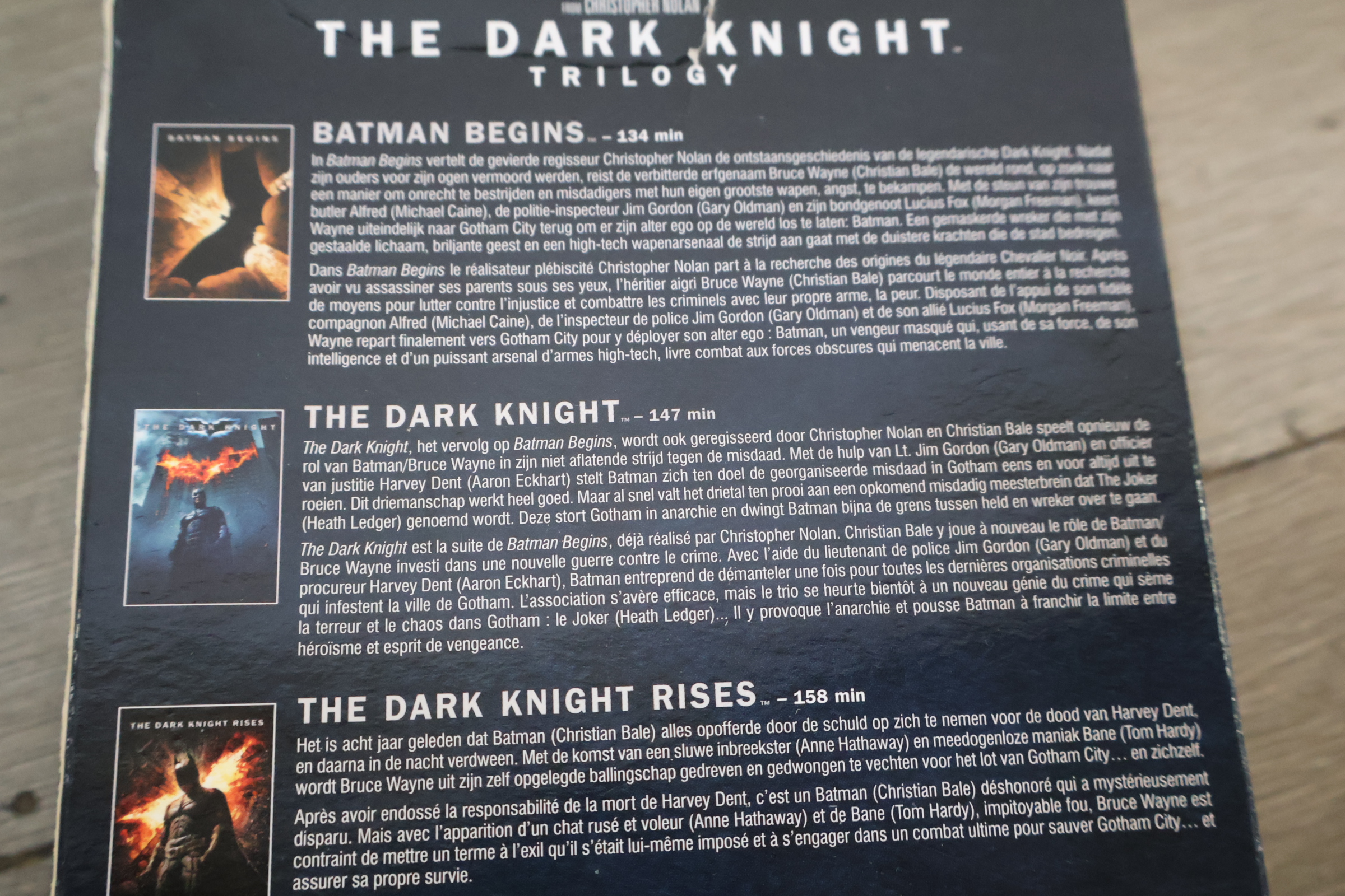 The Dark Knight Trilogy DVD collectie plus Batman begins. set van 4 DVD's – foto 7 – kavel bij GSD Auctions, Zoeterwoude