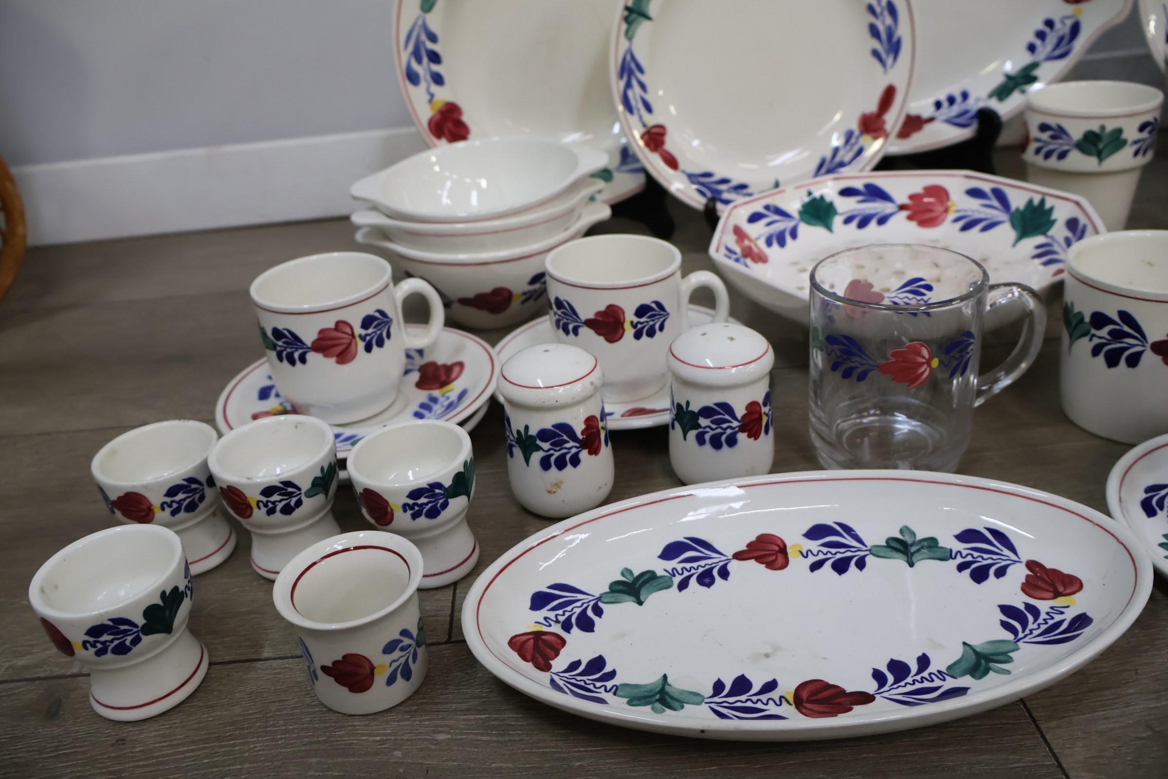 Groot Porseleinen Boerenbont Servies – foto 8 – kavel bij GSD Auctions, Zoeterwoude