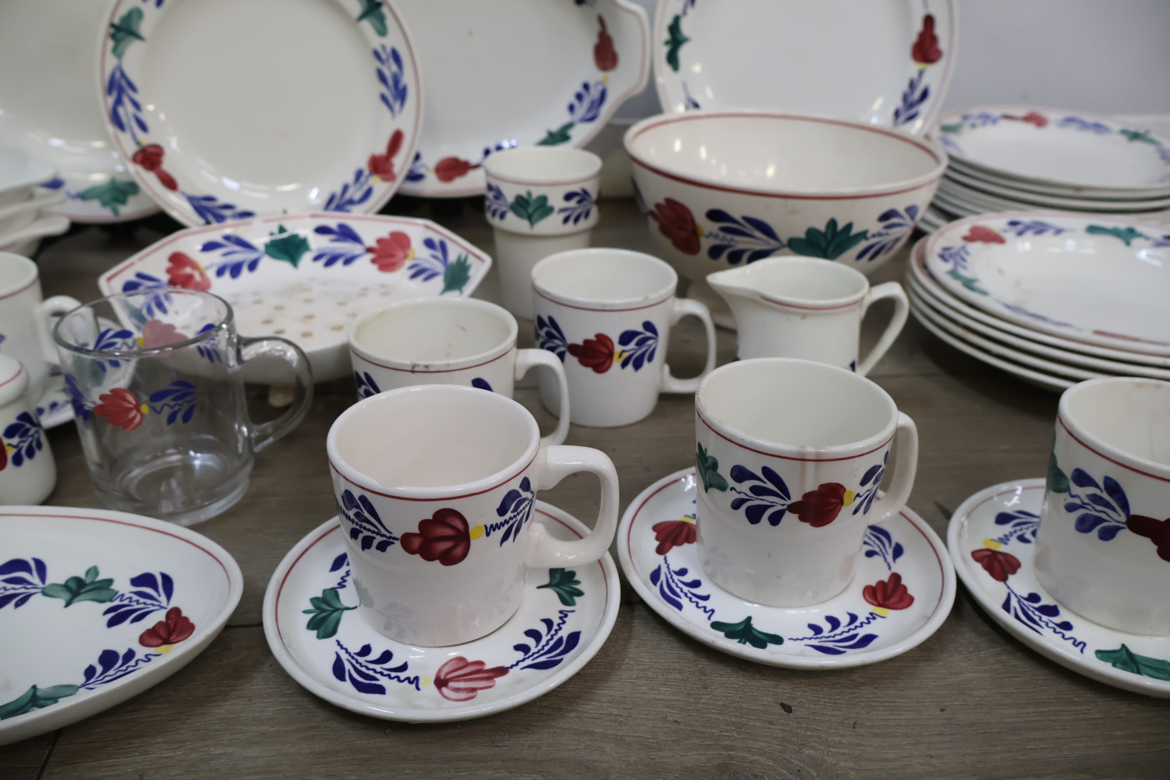 Groot Porseleinen Boerenbont Servies – foto 9 – kavel bij GSD Auctions, Zoeterwoude