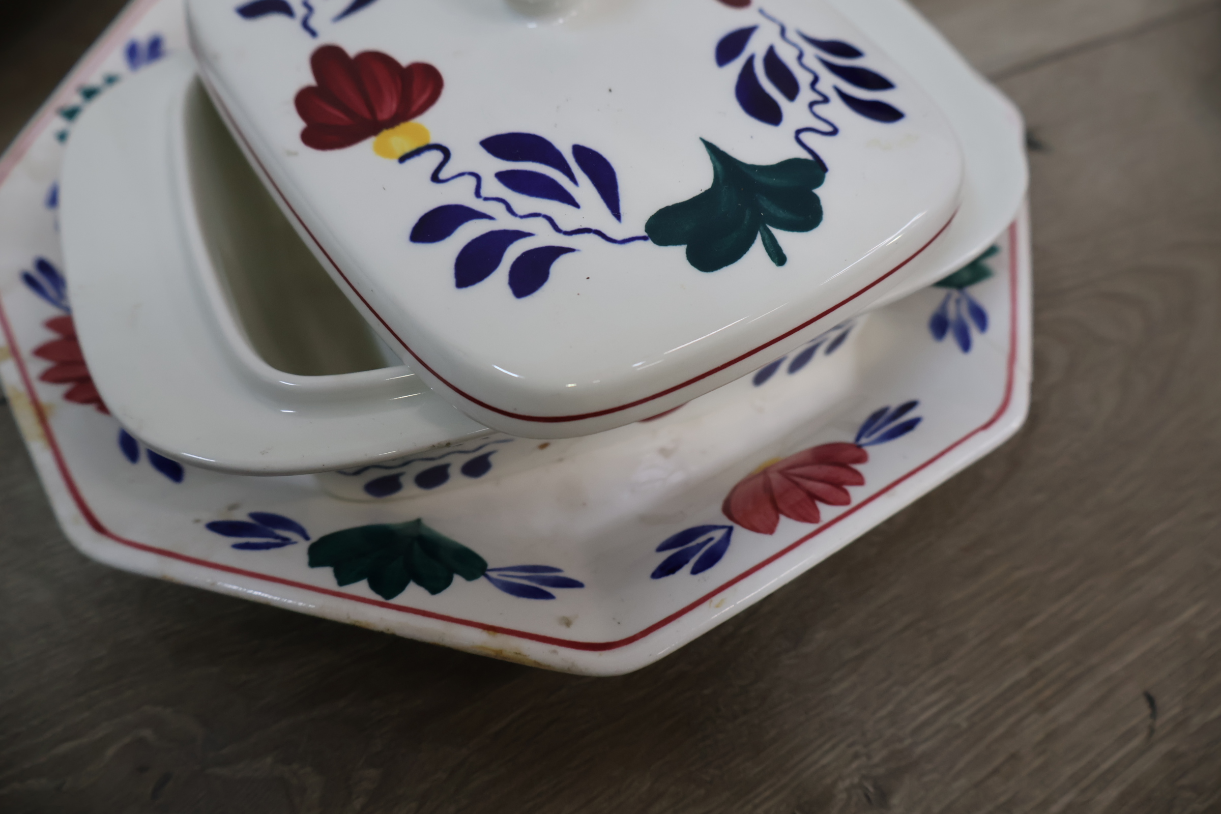 Groot Porseleinen Boerenbont Servies – foto 12 – kavel bij GSD Auctions, Zoeterwoude