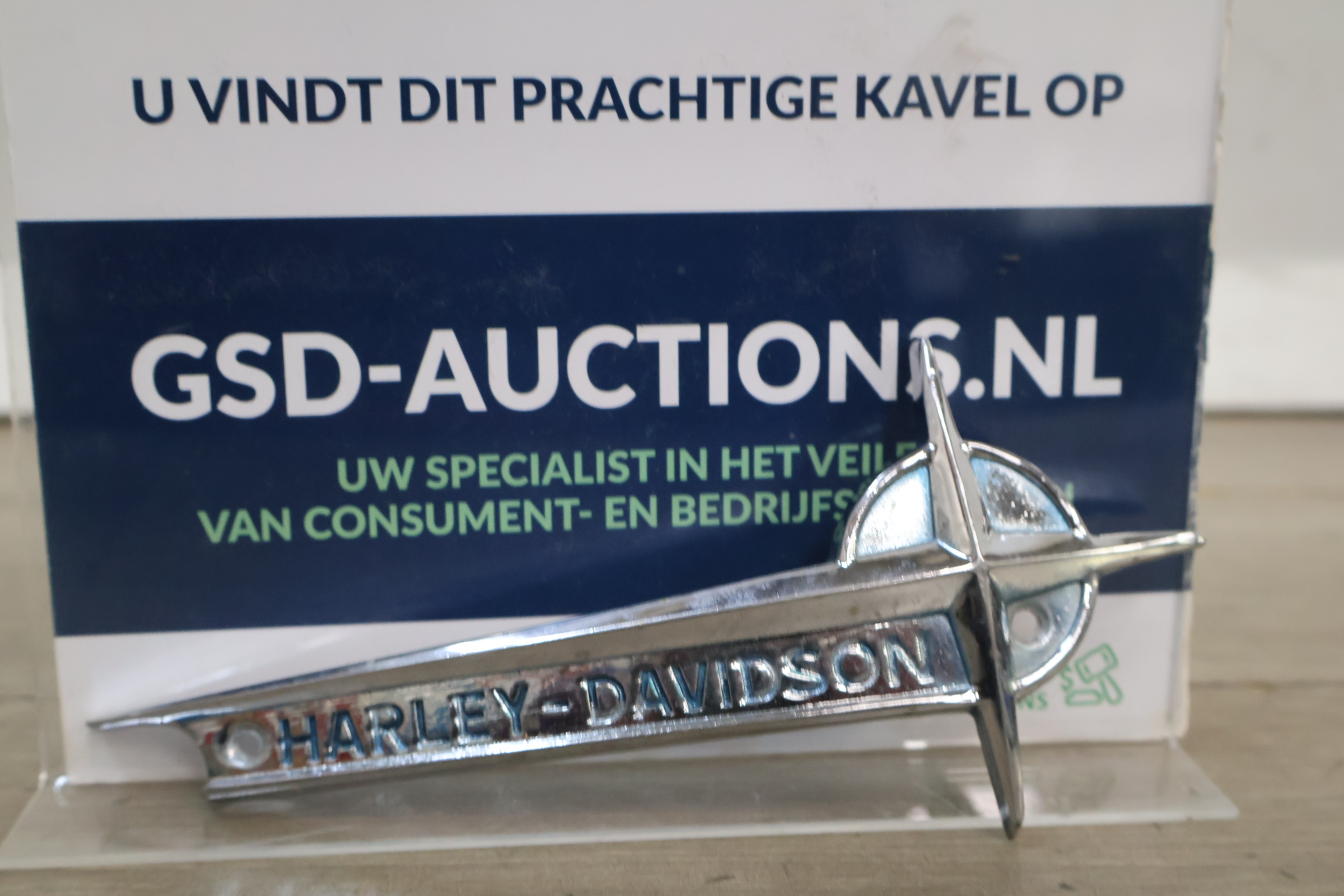 Harley-Davidson embleem – foto 2 – kavel bij GSD Auctions, Zoeterwoude