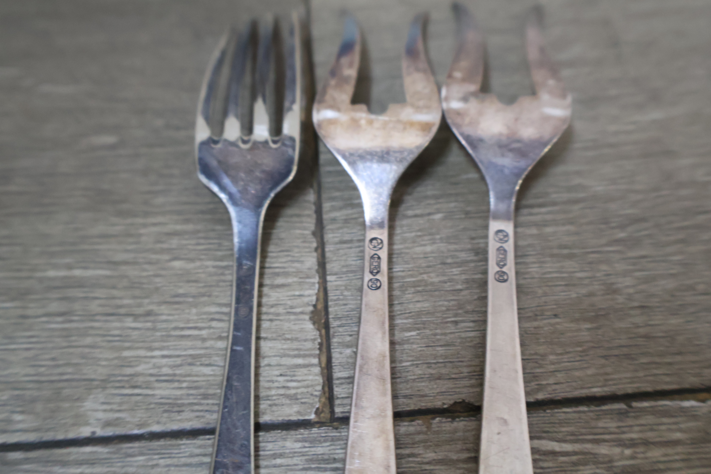 Set zilveren bestek met lepels en vorken – foto 6 – kavel bij GSD Auctions, Zoeterwoude