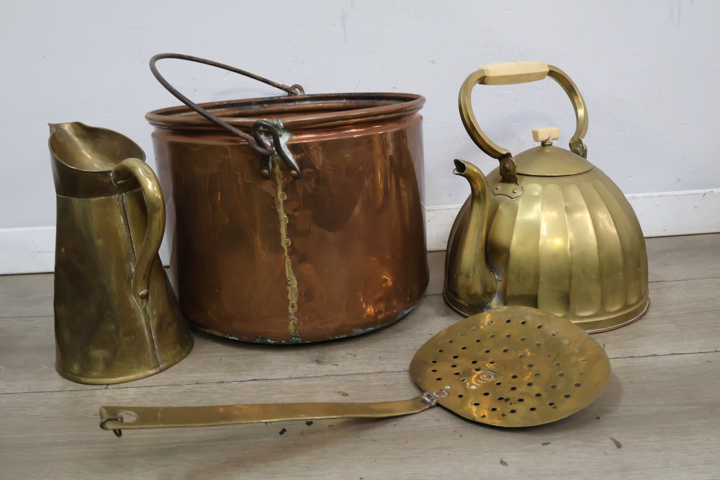 Set antieke koperen en messing gerei – foto 5 – kavel bij GSD Auctions, Zoeterwoude