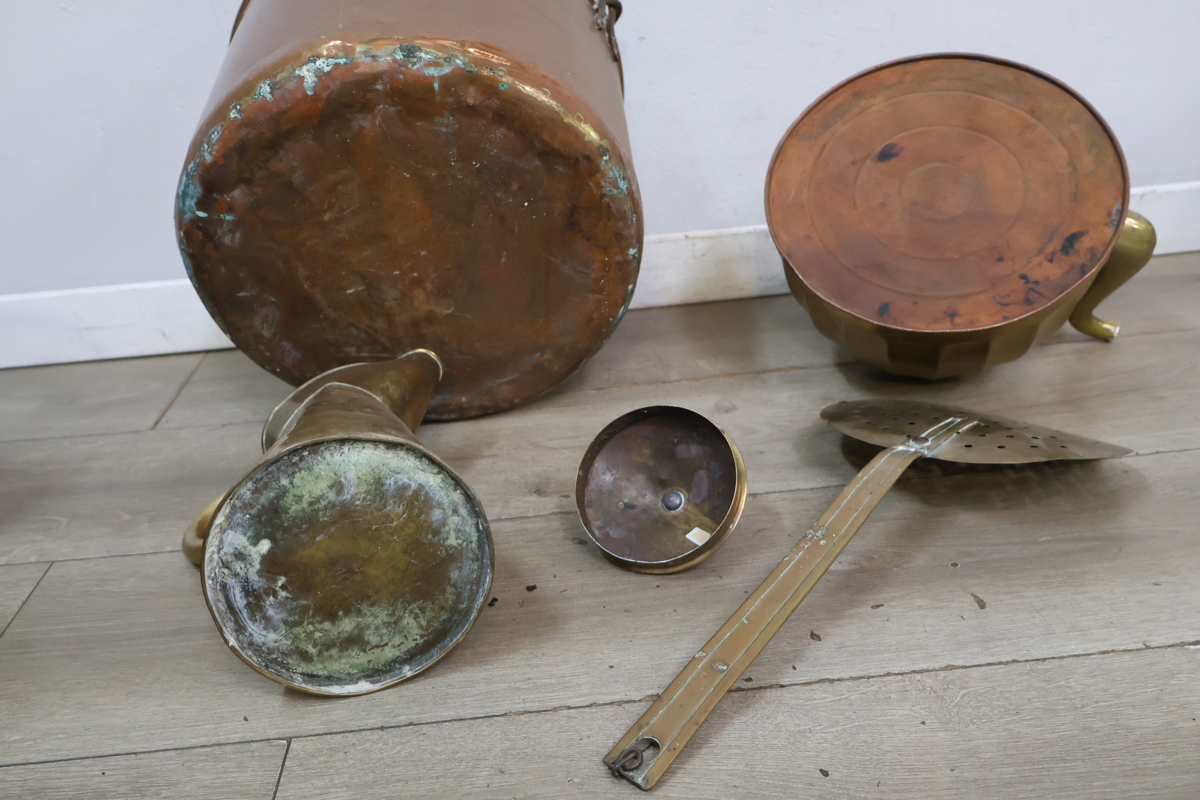 Set antieke koperen en messing gerei – foto 6 – kavel bij GSD Auctions, Zoeterwoude