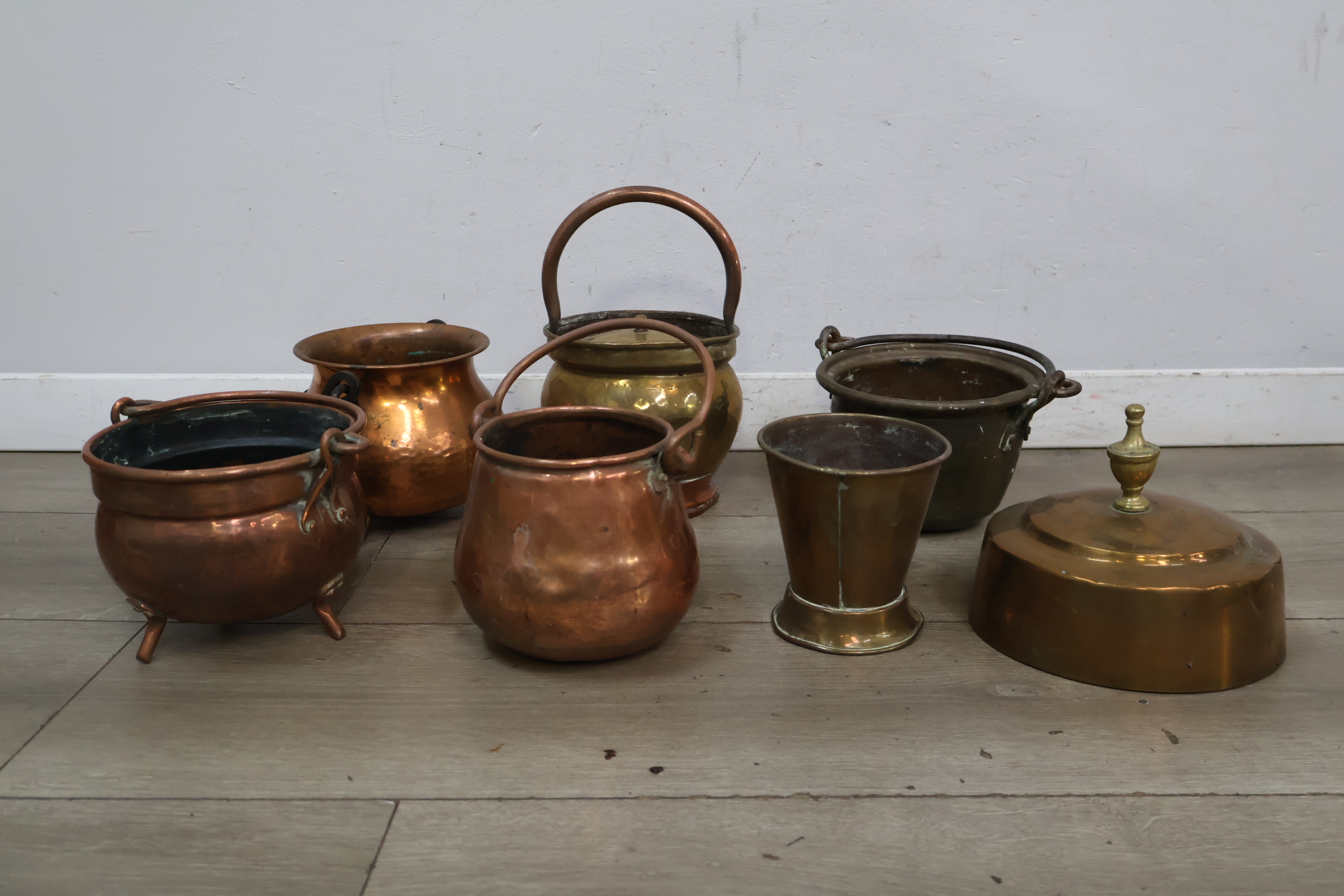 Set antieke koperen en messing gerei – foto 8 – kavel bij GSD Auctions, Zoeterwoude