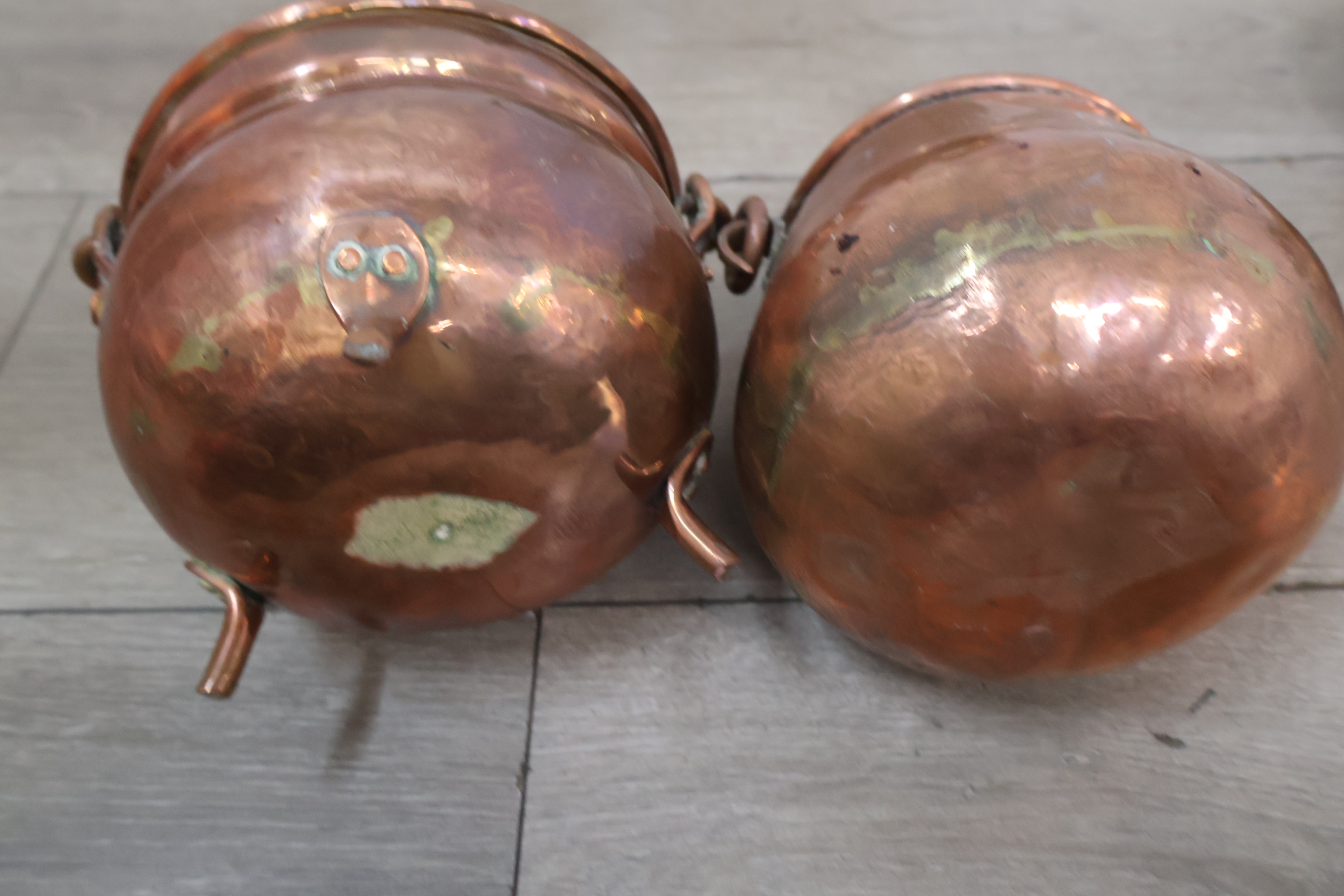 Set antieke koperen en messing gerei – foto 9 – kavel bij GSD Auctions, Zoeterwoude