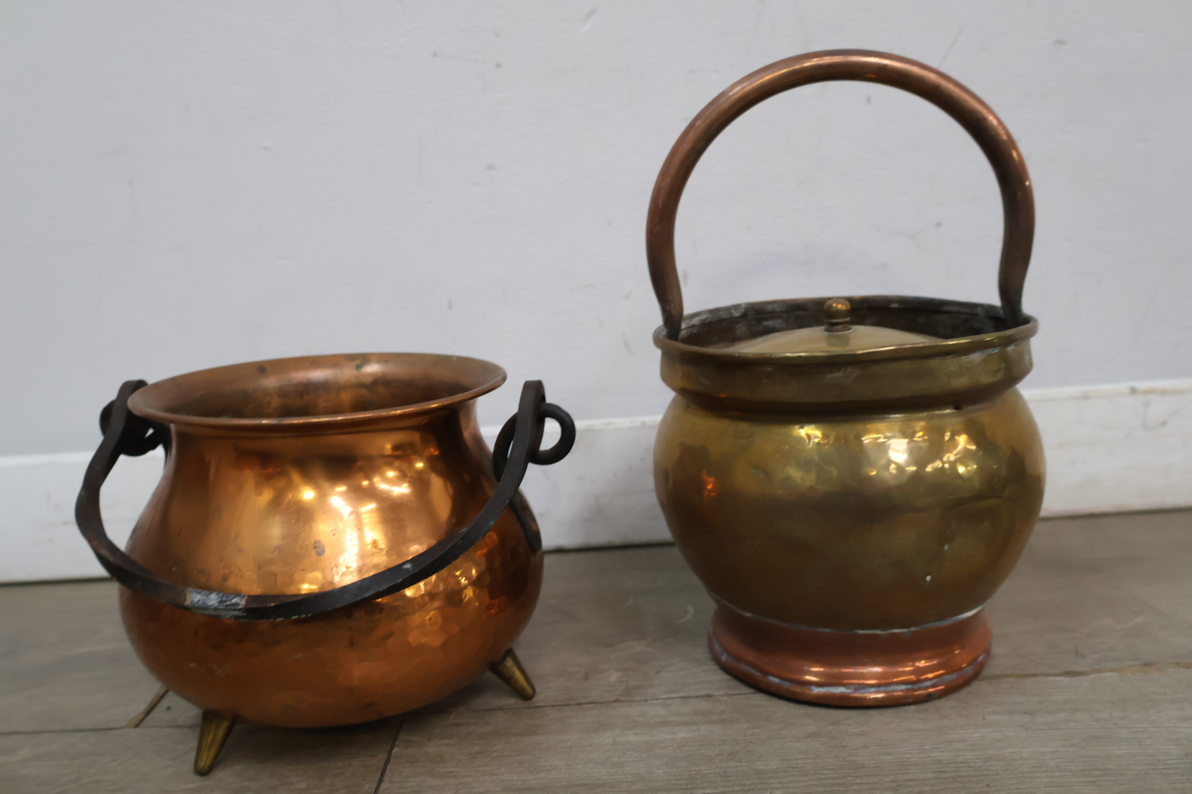 Set antieke koperen en messing gerei – foto 10 – kavel bij GSD Auctions, Zoeterwoude