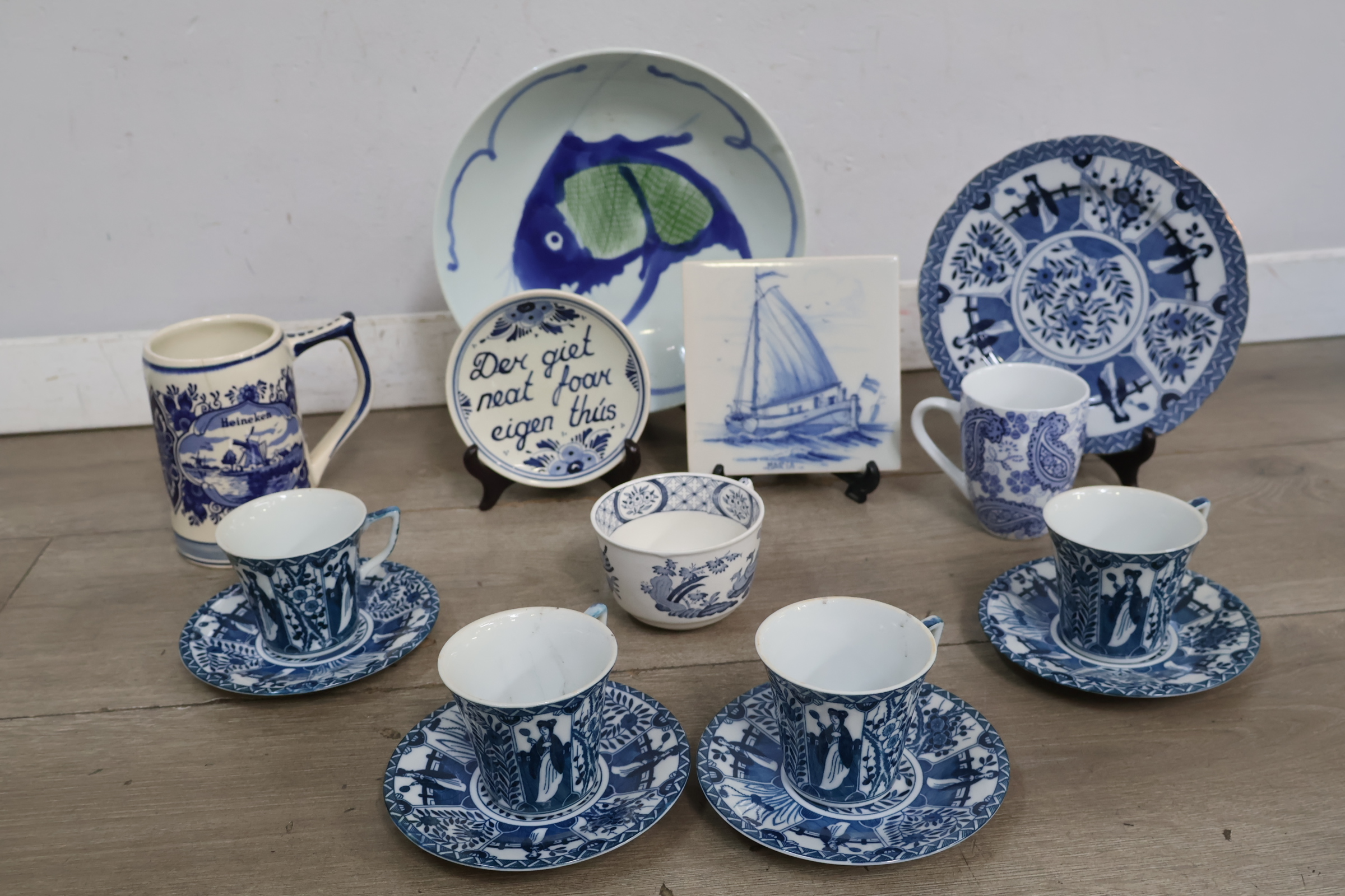 Blauw-wit servies en decoratie – foto 16 – kavel bij GSD Auctions, Zoeterwoude