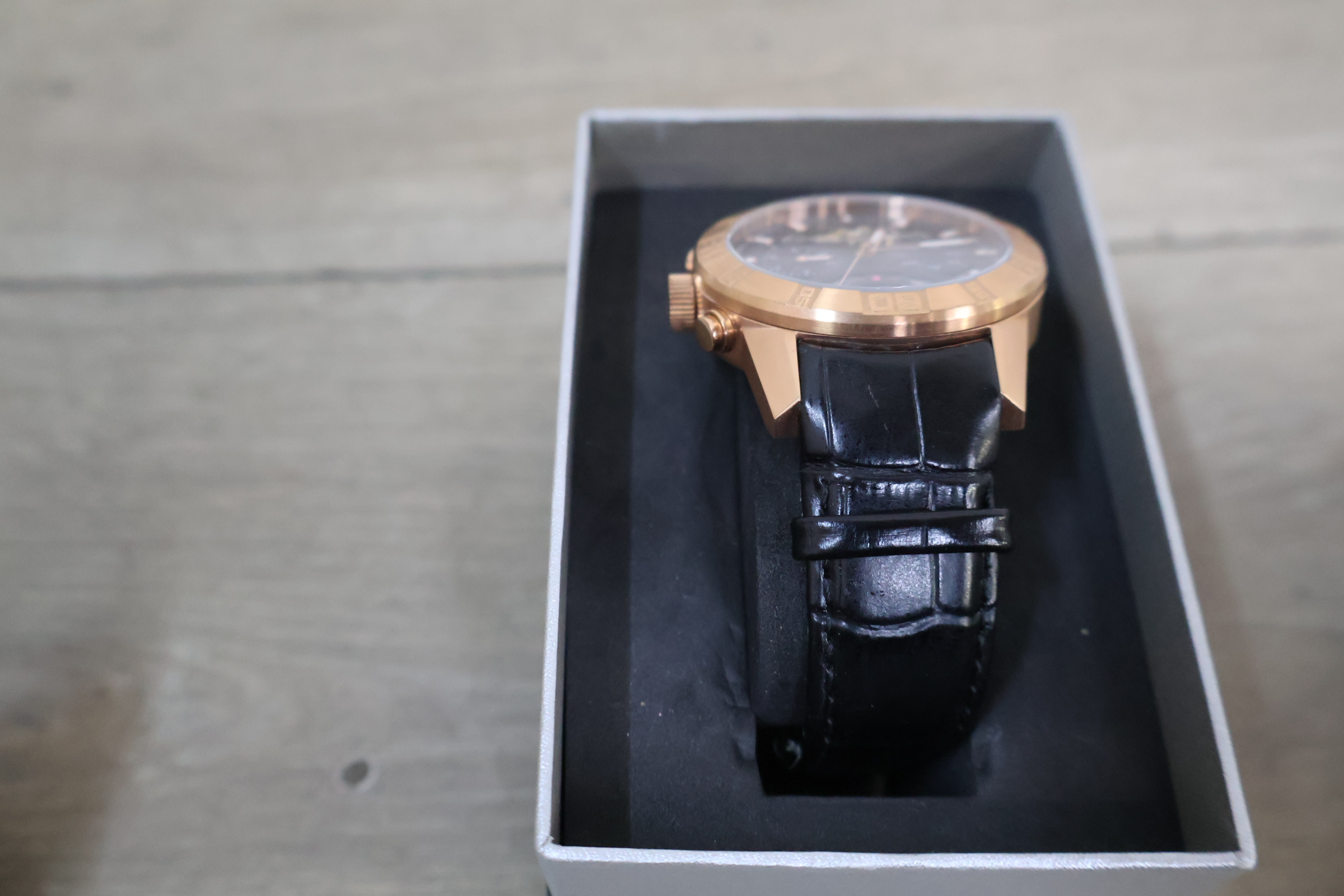 Heritor herenhorloge met rosékleurige kast – foto 6 – kavel bij GSD Auctions, Zoeterwoude