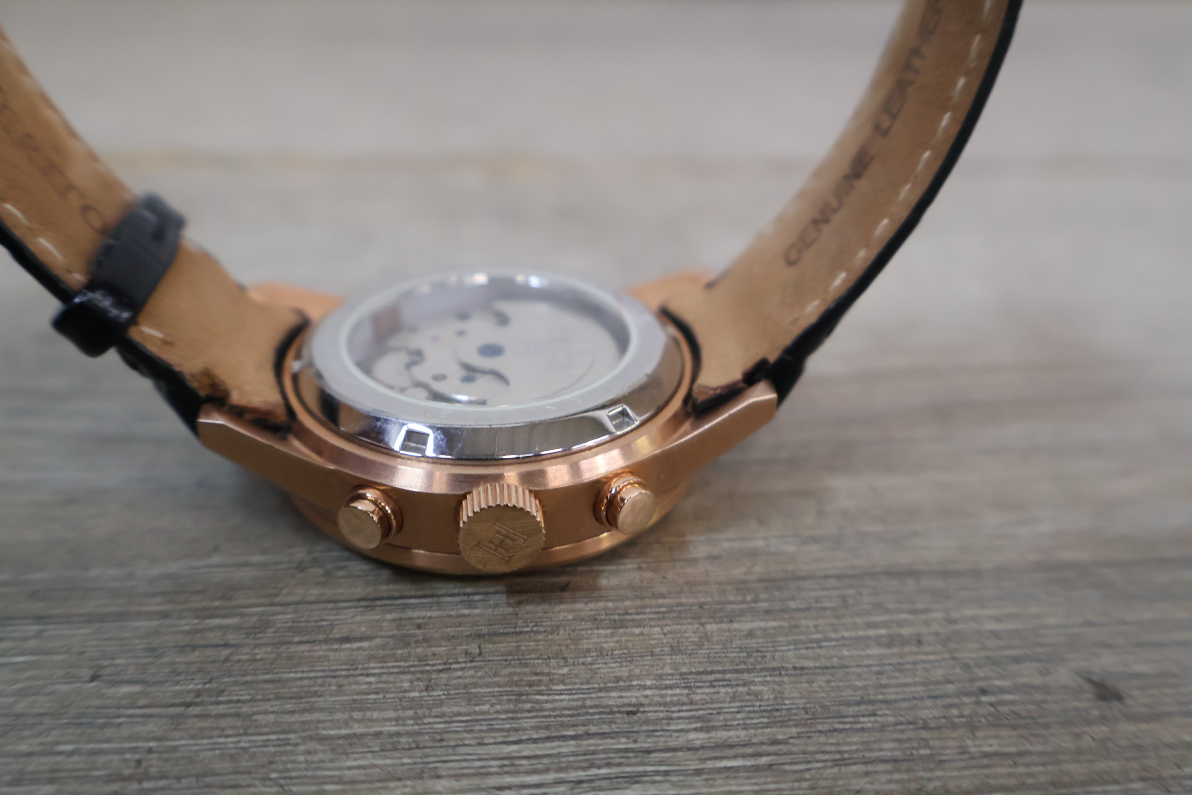Heritor herenhorloge met rosékleurige kast – foto 13 – kavel bij GSD Auctions, Zoeterwoude