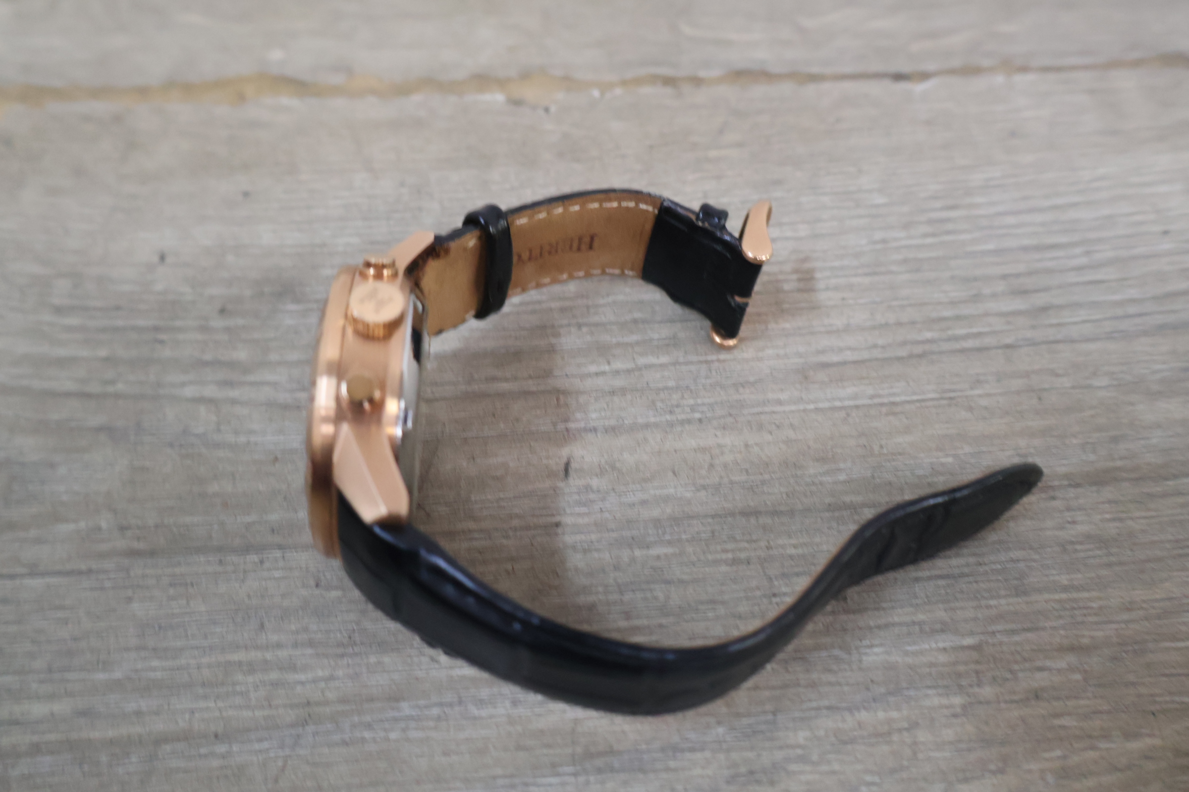 Heritor herenhorloge met rosékleurige kast – foto 14 – kavel bij GSD Auctions, Zoeterwoude