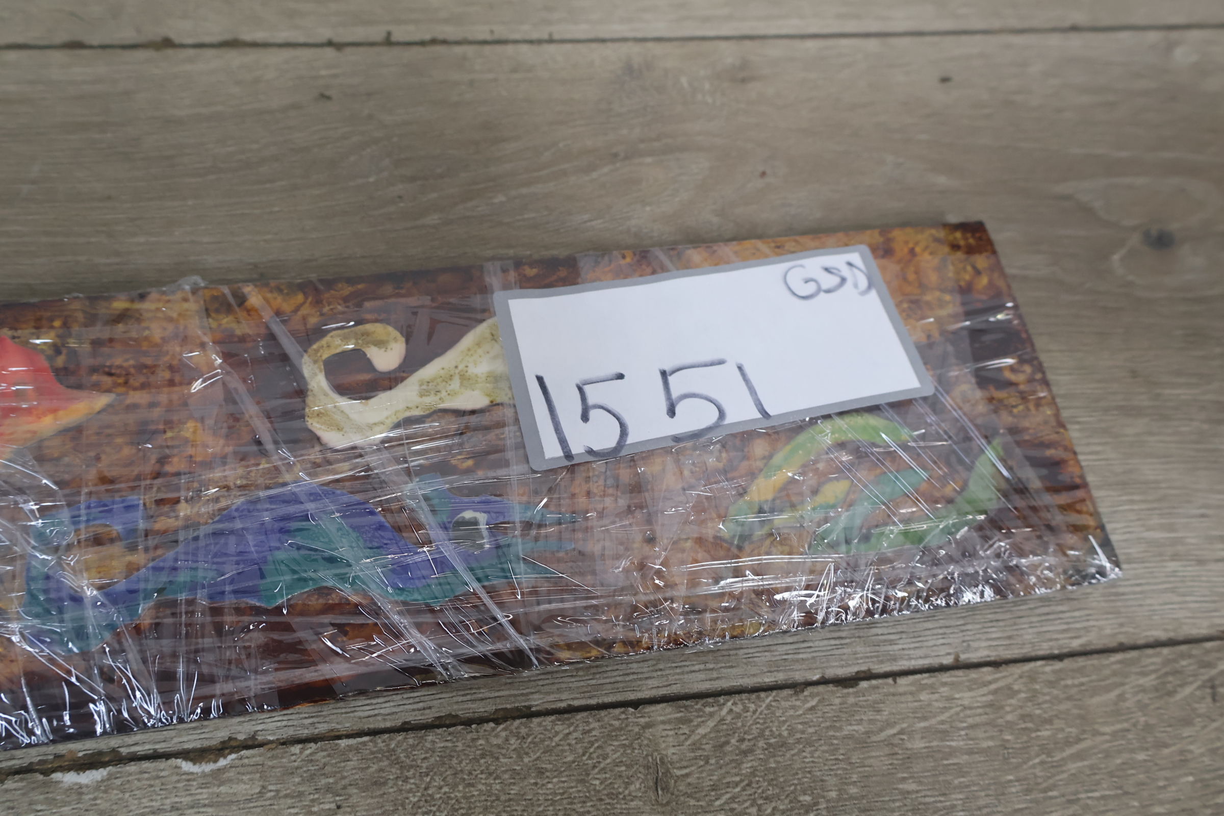 Gekleurde metalen wanddecoratie met zeeleven – foto 19 – kavel bij GSD Auctions, Zoeterwoude