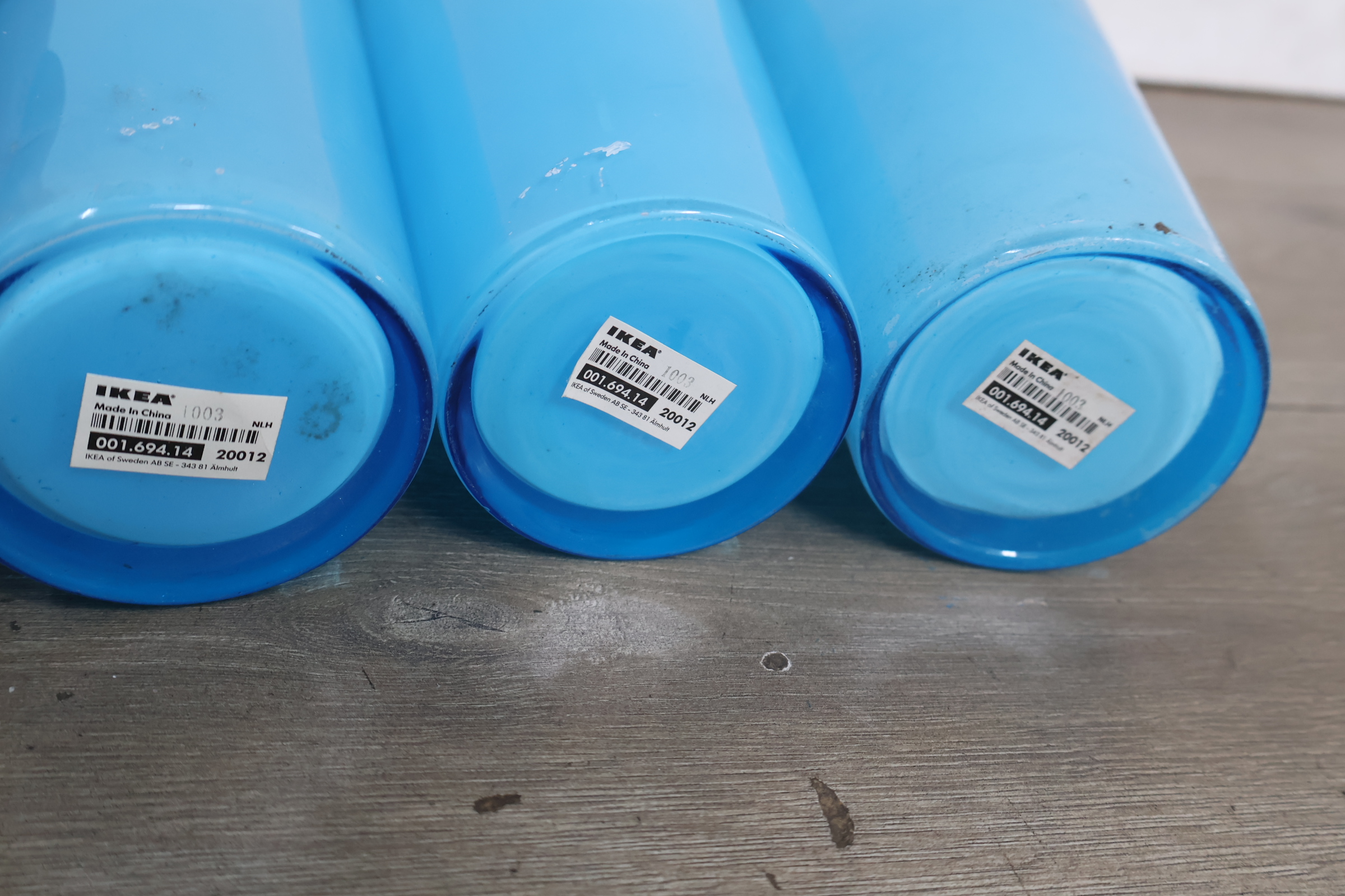 Set van 6 blauwe glazen – foto 9 – kavel bij GSD Auctions, Zoeterwoude