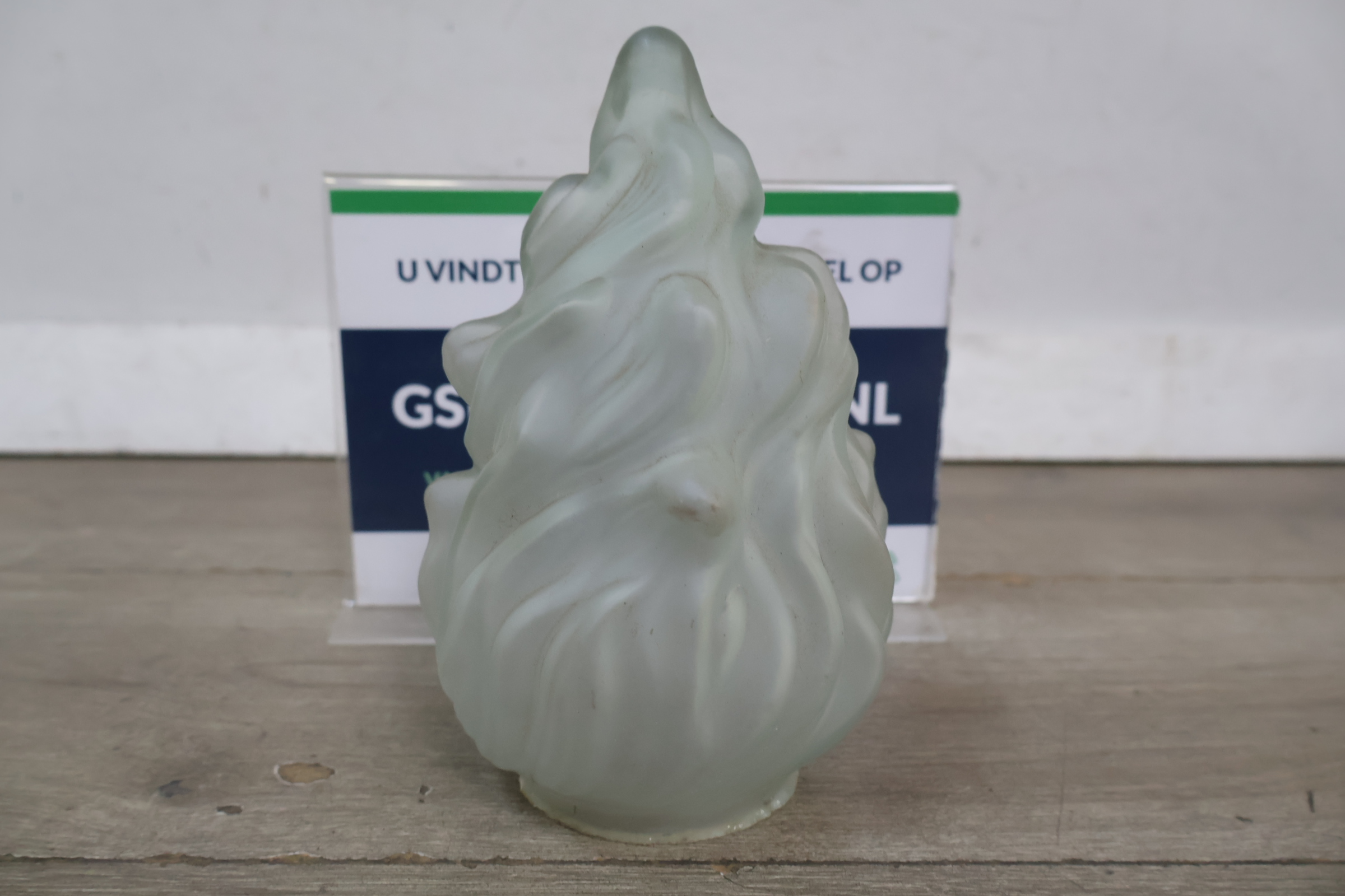 Glazen decoratief object in vorm van vlam – foto 2 – kavel bij GSD Auctions, Zoeterwoude