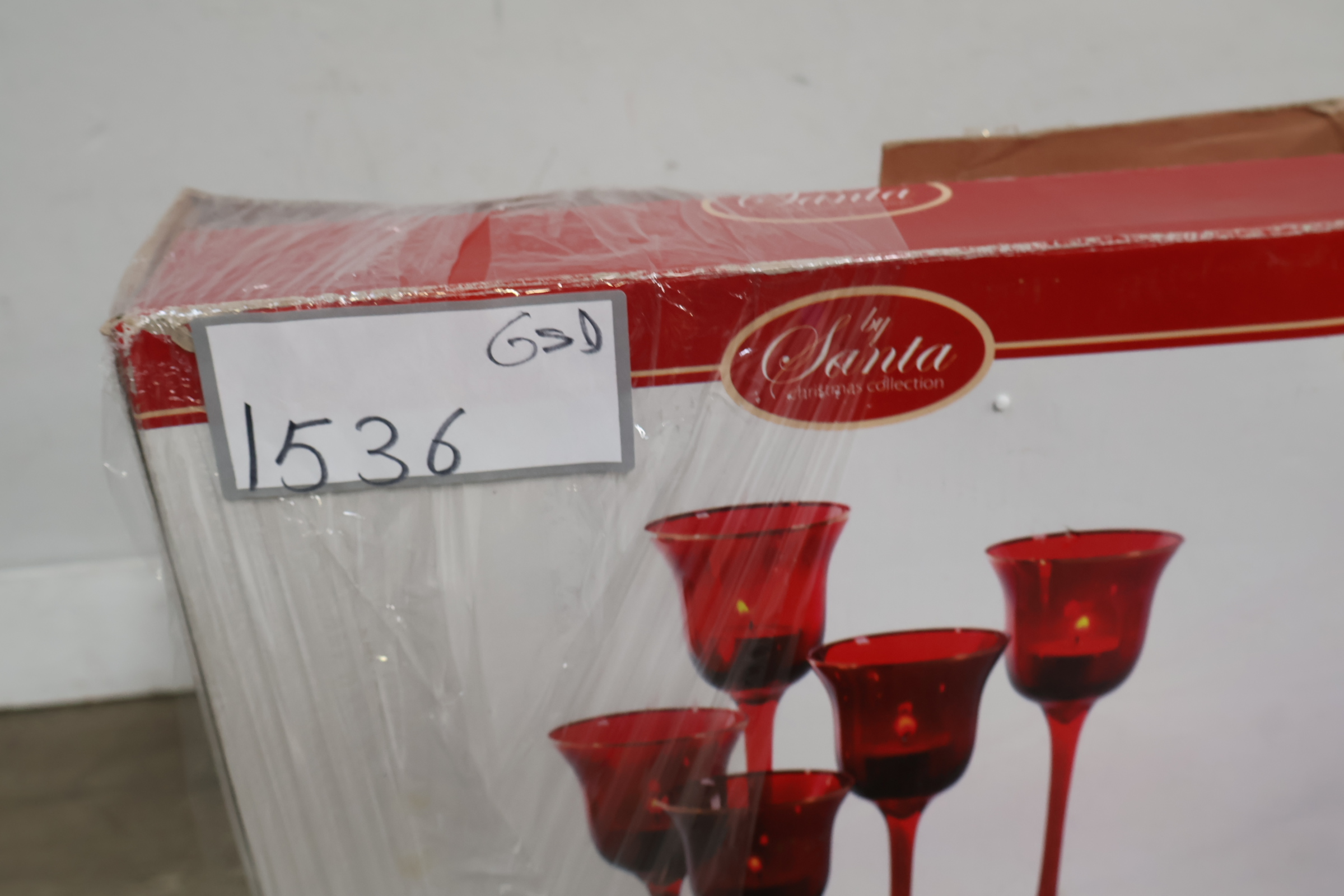 Set rode glazen kandelaren by Santa – foto 20 – kavel bij GSD Auctions, Zoeterwoude