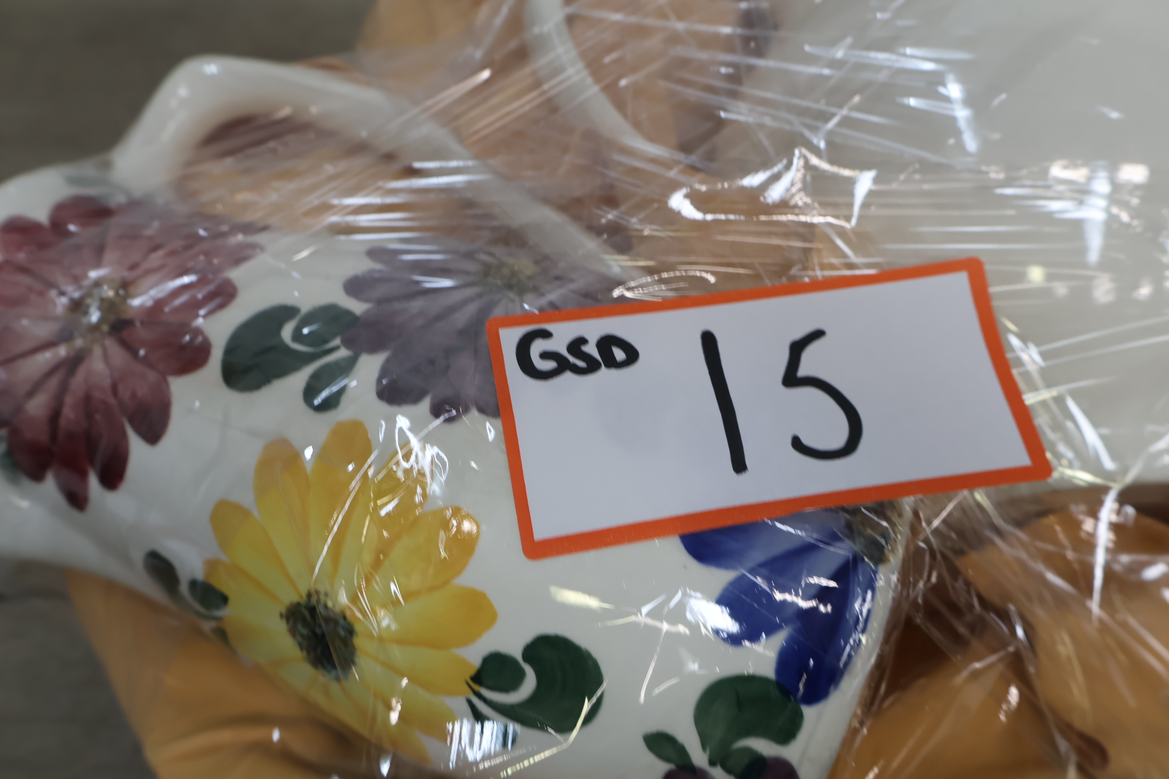 Set keramische kannen en schaal met bloemmotief – foto 20 – kavel bij GSD Auctions, Zoeterwoude