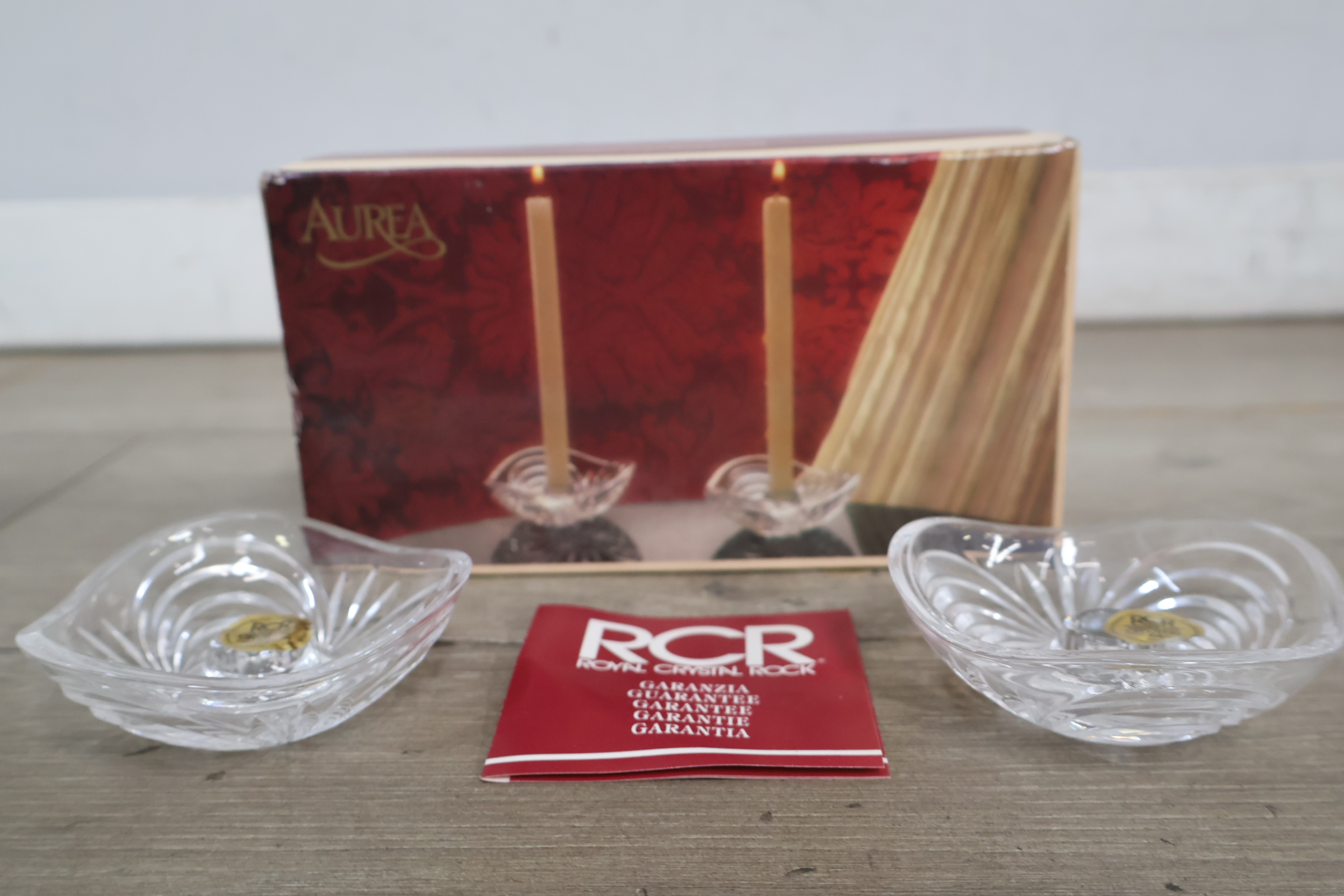 RCR Royal Crystal Rock set glazen kandelaren – foto 5 – kavel bij GSD Auctions, Zoeterwoude