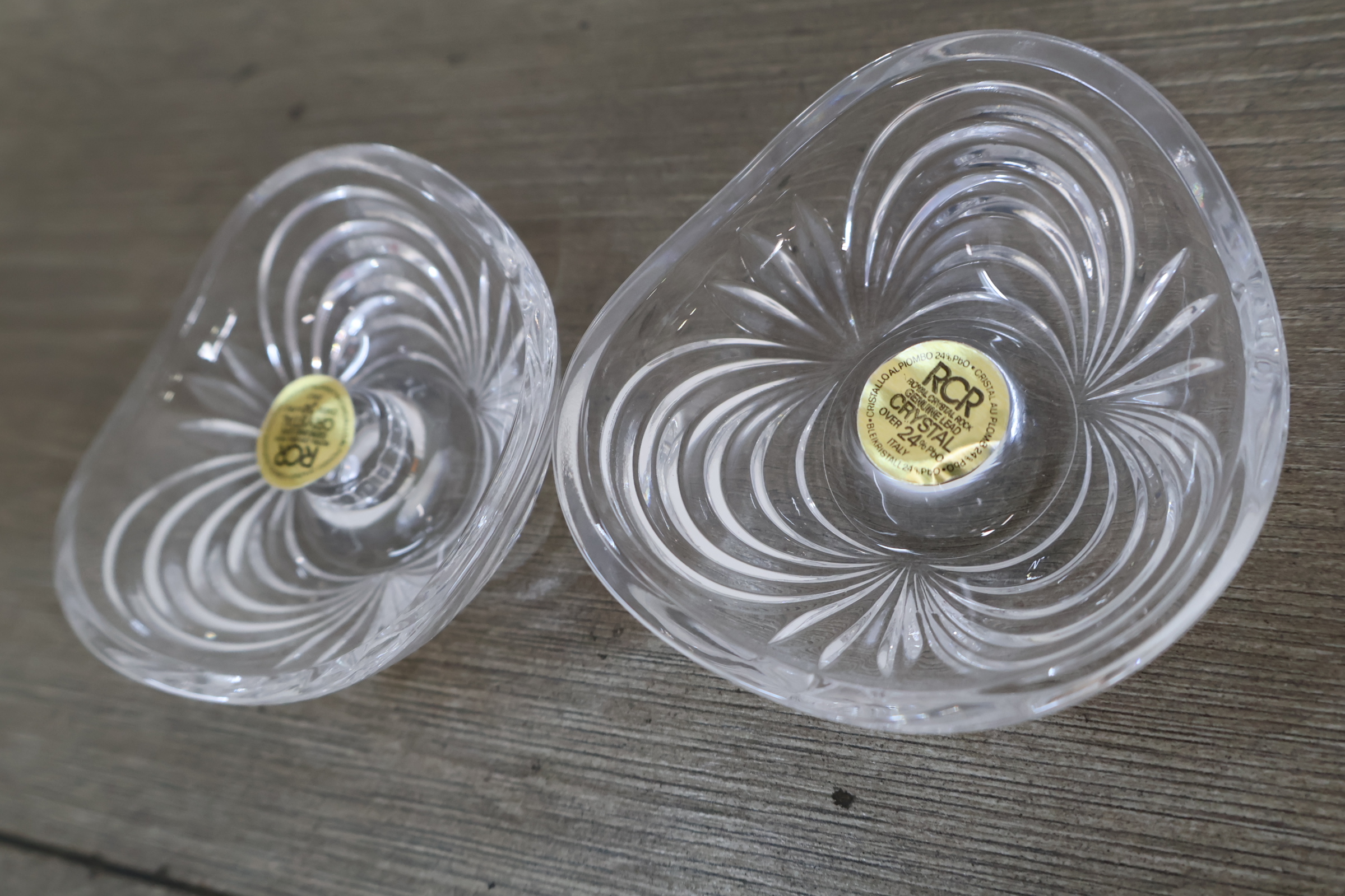 RCR Royal Crystal Rock set glazen kandelaren – foto 12 – kavel bij GSD Auctions, Zoeterwoude
