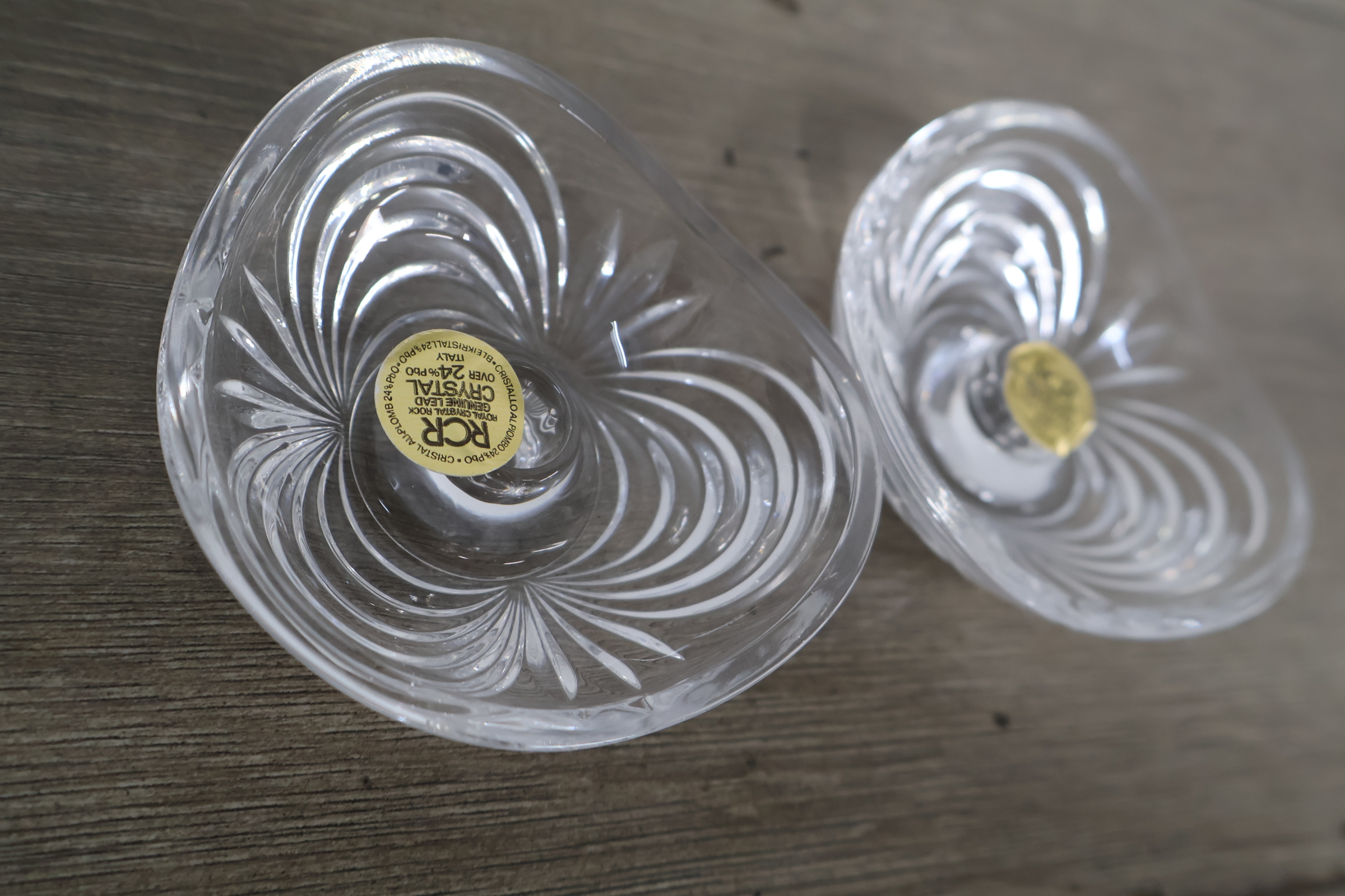 RCR Royal Crystal Rock set glazen kandelaren – foto 13 – kavel bij GSD Auctions, Zoeterwoude