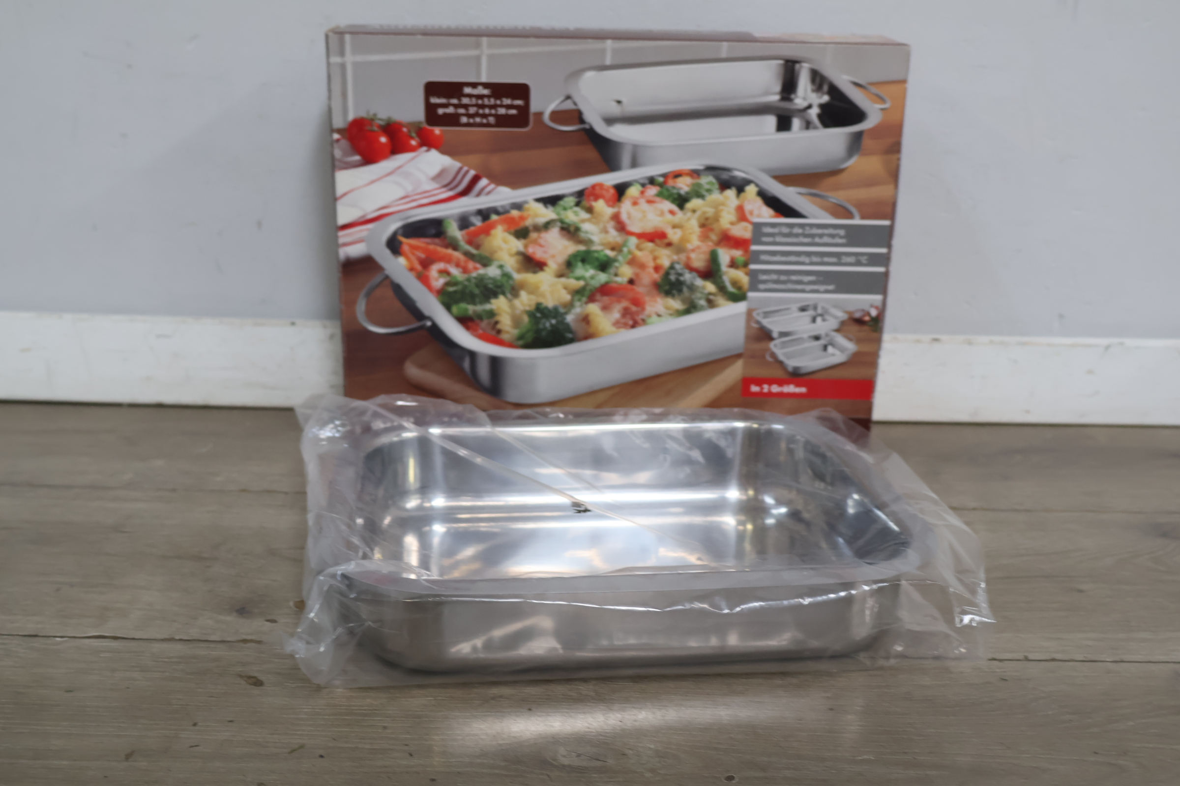 Set ovenschalen van roestvrij staal in verpakking – foto 4 – kavel bij GSD Auctions, Zoeterwoude