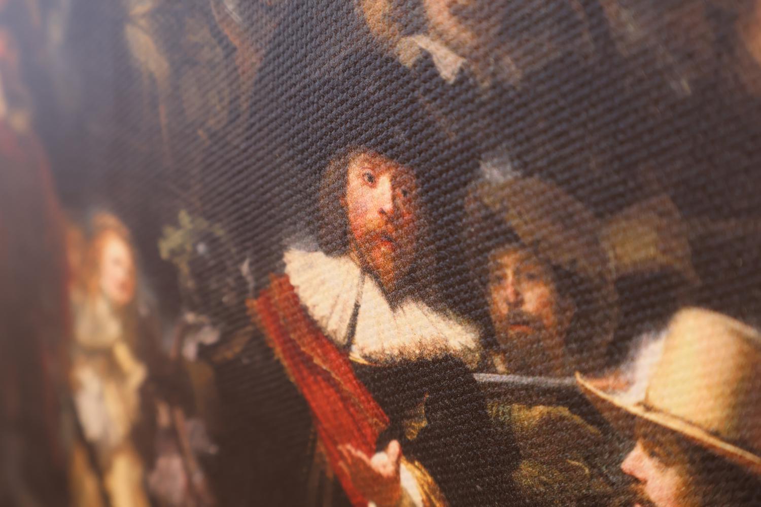 Canvas met afbeelding De Nachtwacht – foto 2 – kavel bij GSD Auctions, Zoeterwoude