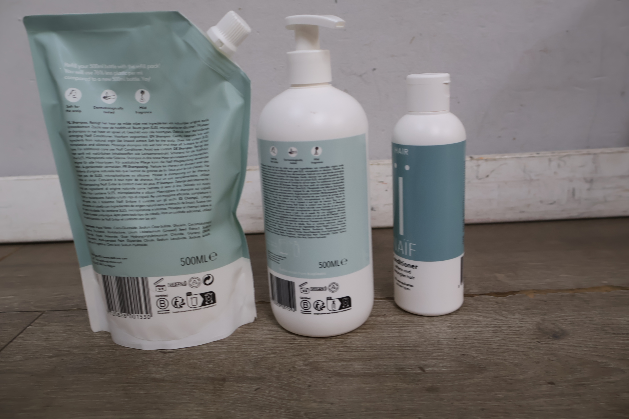 Naïf Shampoo en Conditioner set met navulverpakking – foto 7 – kavel bij GSD Auctions, Zoeterwoude