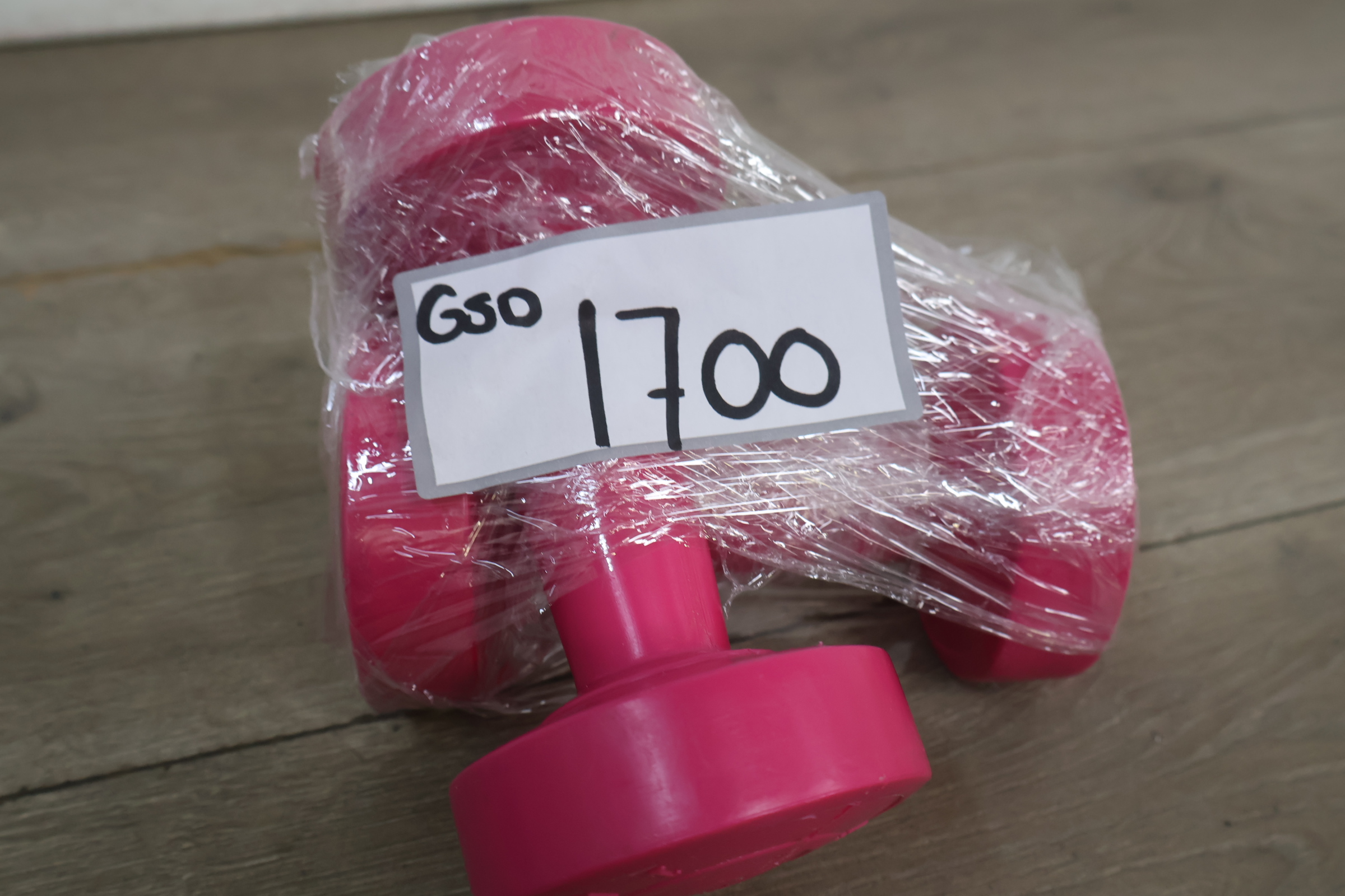 Set roze kunststof dumbbells – foto 12 – kavel bij GSD Auctions, Zoeterwoude