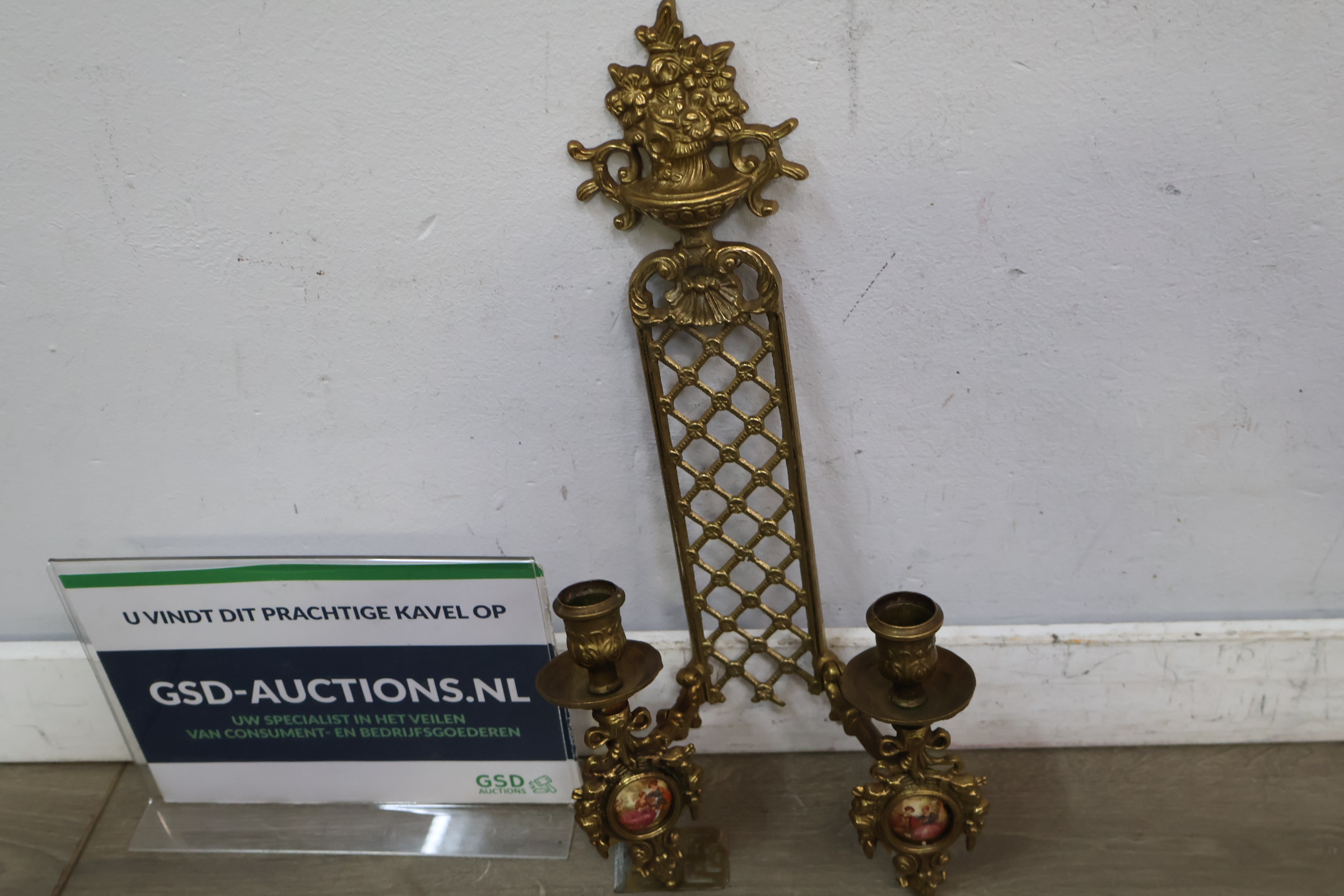 Franse Antieke Wandkandelaar – foto 2 – kavel bij GSD Auctions, Zoeterwoude