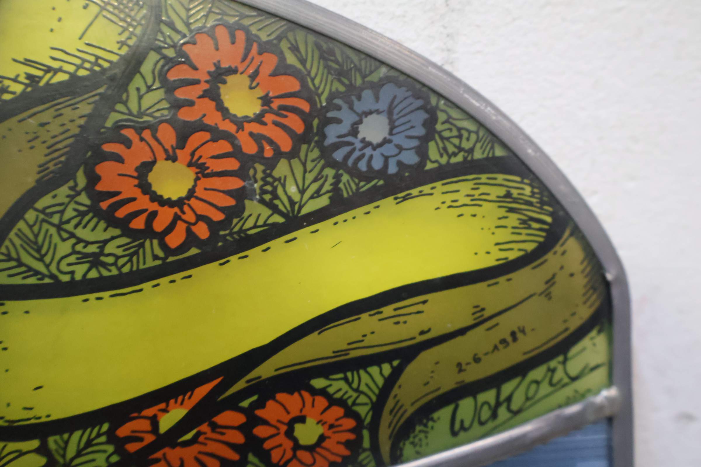 glas in lood raam met Rotterdam thema – foto 5 – kavel bij GSD Auctions, Zoeterwoude