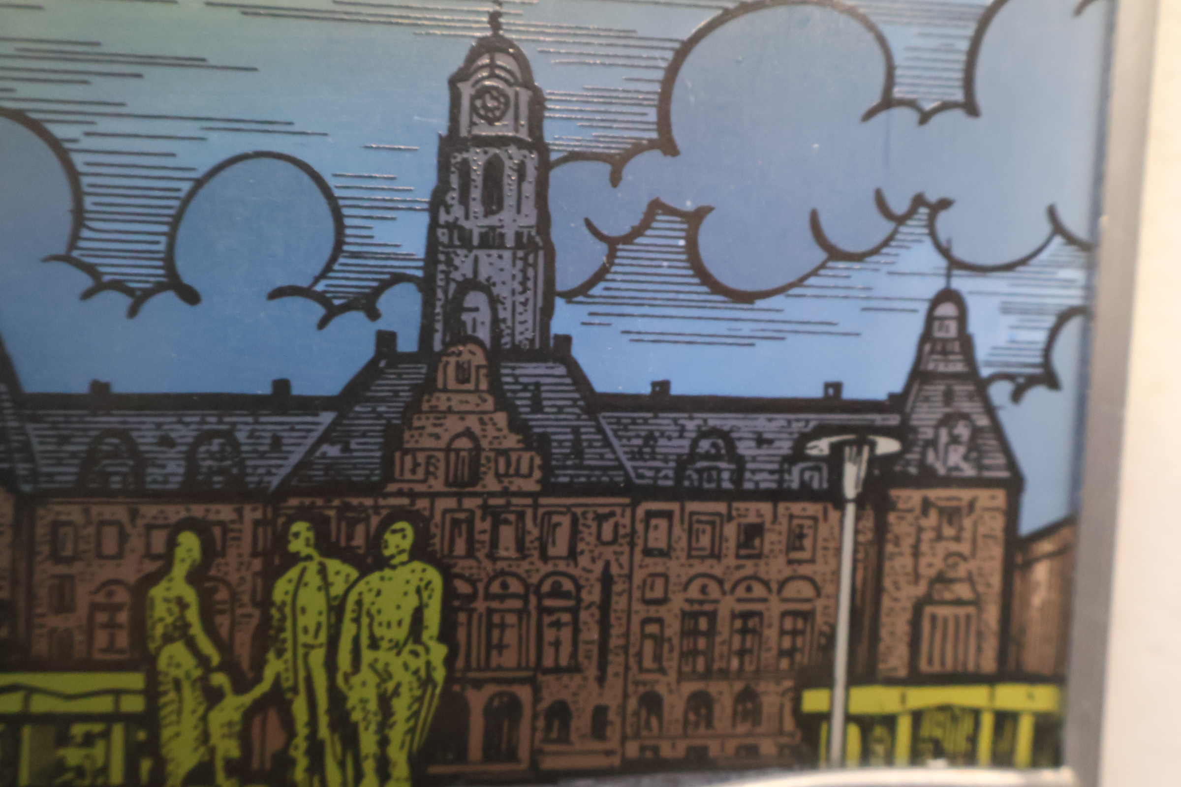 glas in lood raam met Rotterdam thema – foto 6 – kavel bij GSD Auctions, Zoeterwoude