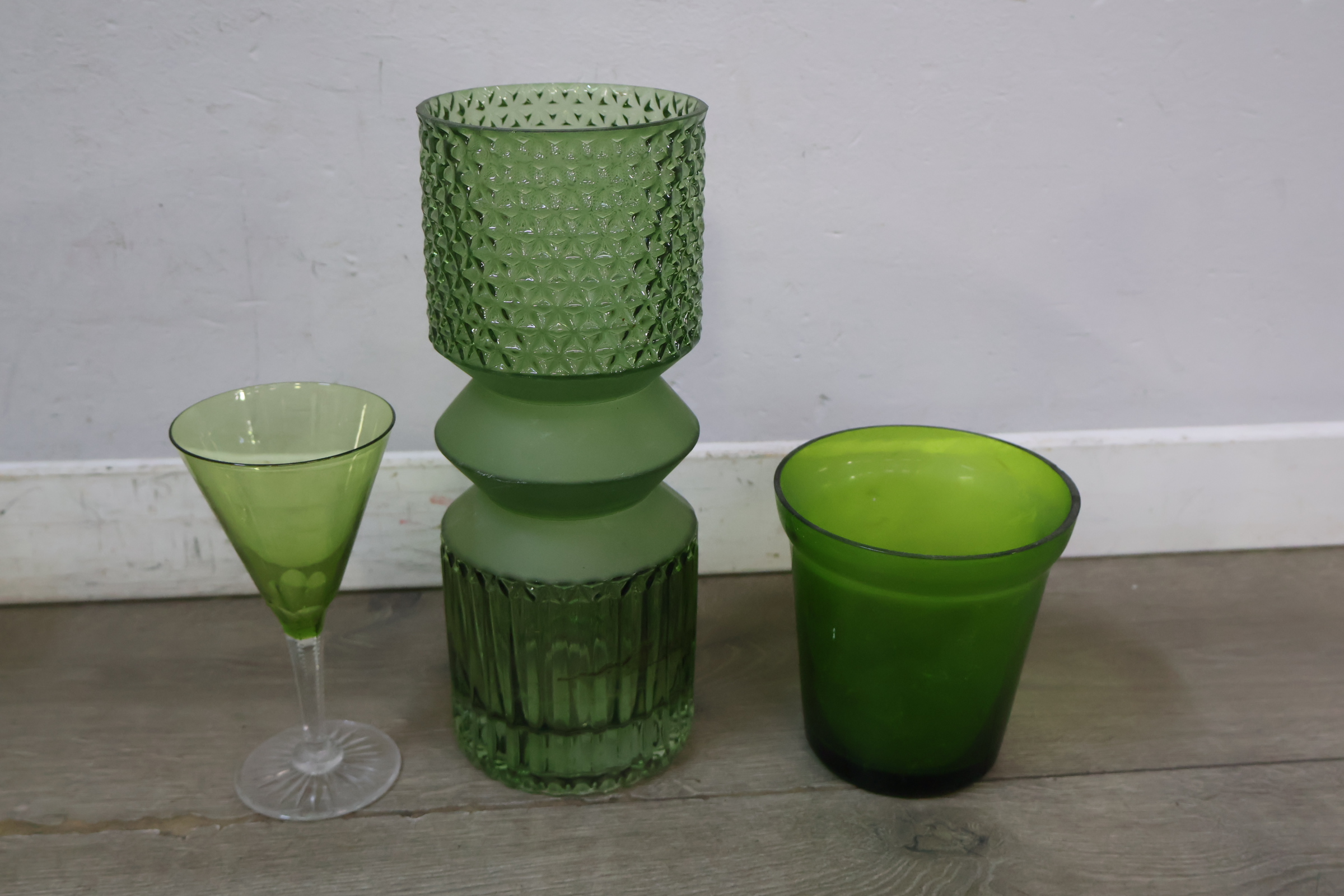 Verzameling Groen Glaswerk – foto 6 – kavel bij GSD Auctions, Zoeterwoude