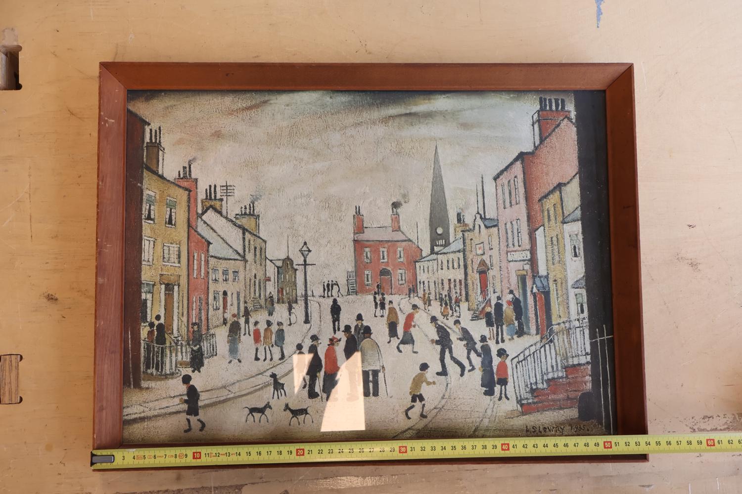 Art-print van "A Lancashire Village" (1935) - Lowry – foto 6 – kavel bij GSD Auctions, Zoeterwoude