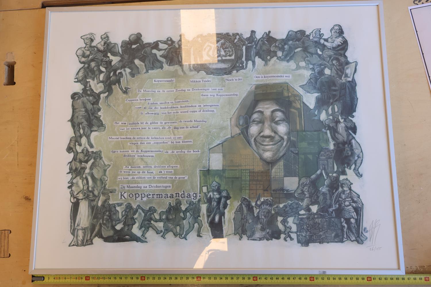 Gesigneerde kunstdruk Koppermaandag – foto 5 – kavel bij GSD Auctions, Zoeterwoude