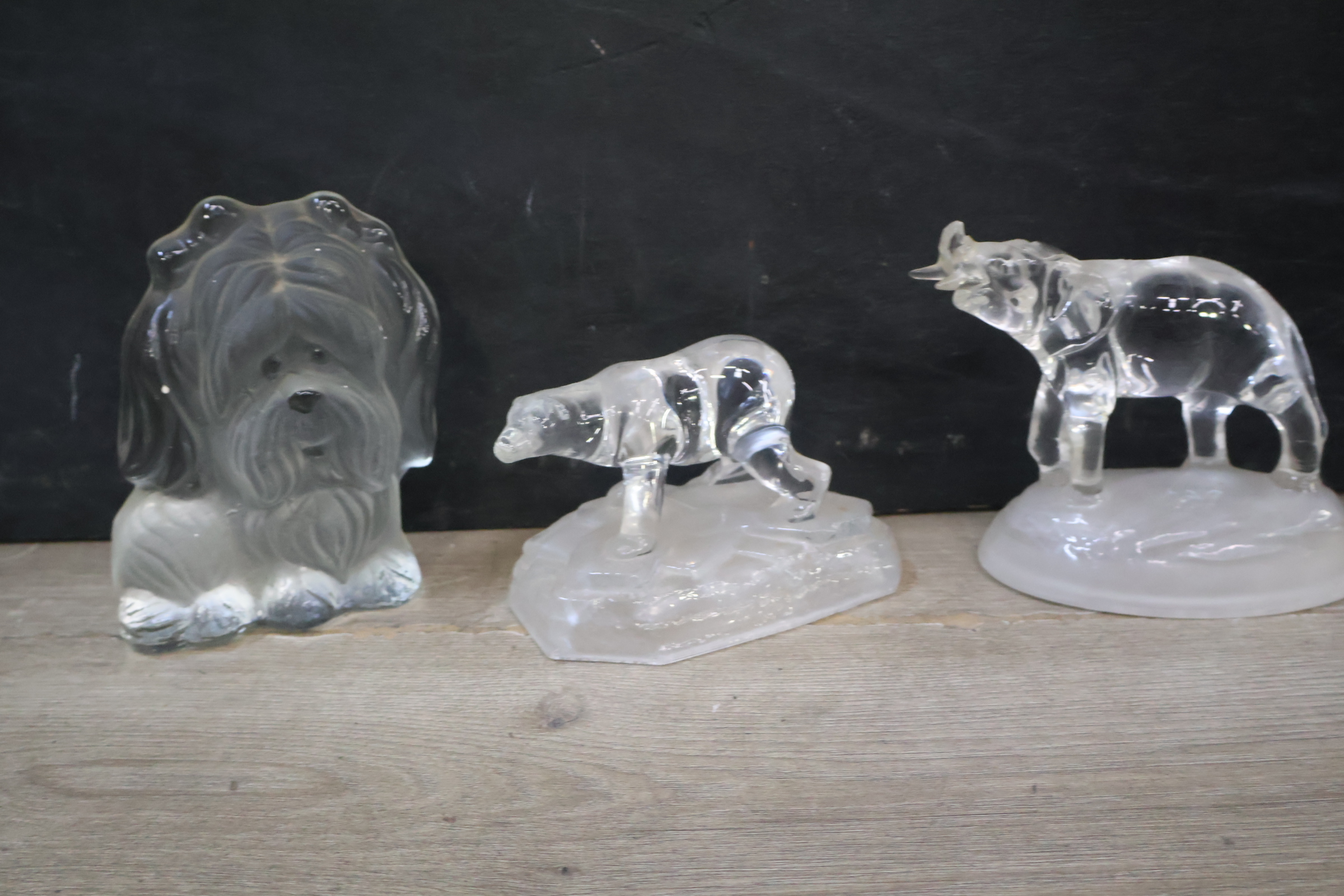 Set van drie glazen dierenfiguren – foto 3 – kavel bij GSD Auctions, Zoeterwoude