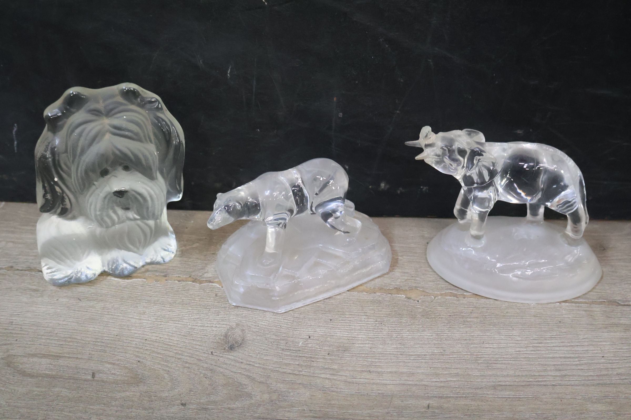 Set van drie glazen dierenfiguren – foto 4 – kavel bij GSD Auctions, Zoeterwoude