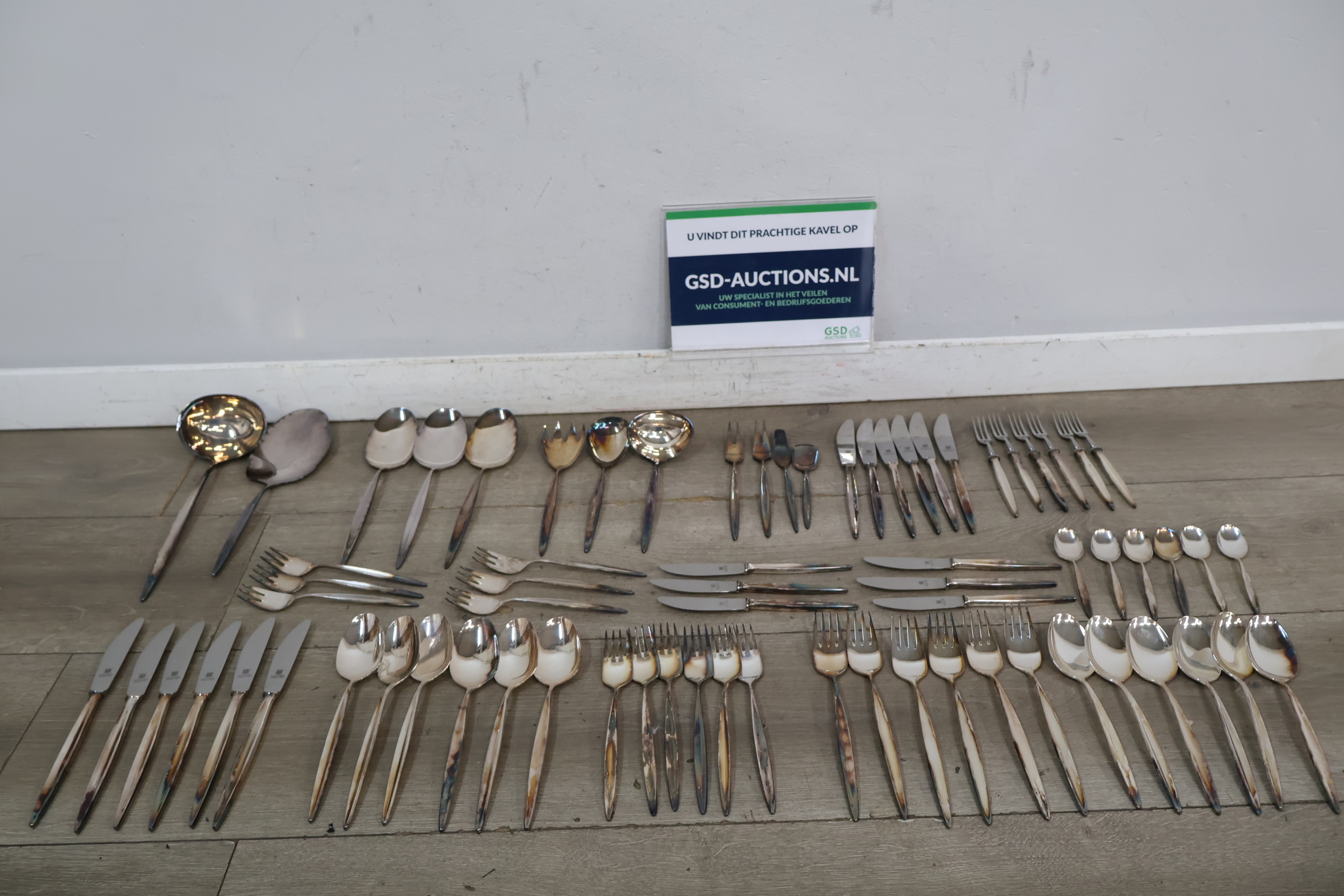 Grote set verzilverd bestek – foto 2 – kavel bij GSD Auctions, Zoeterwoude