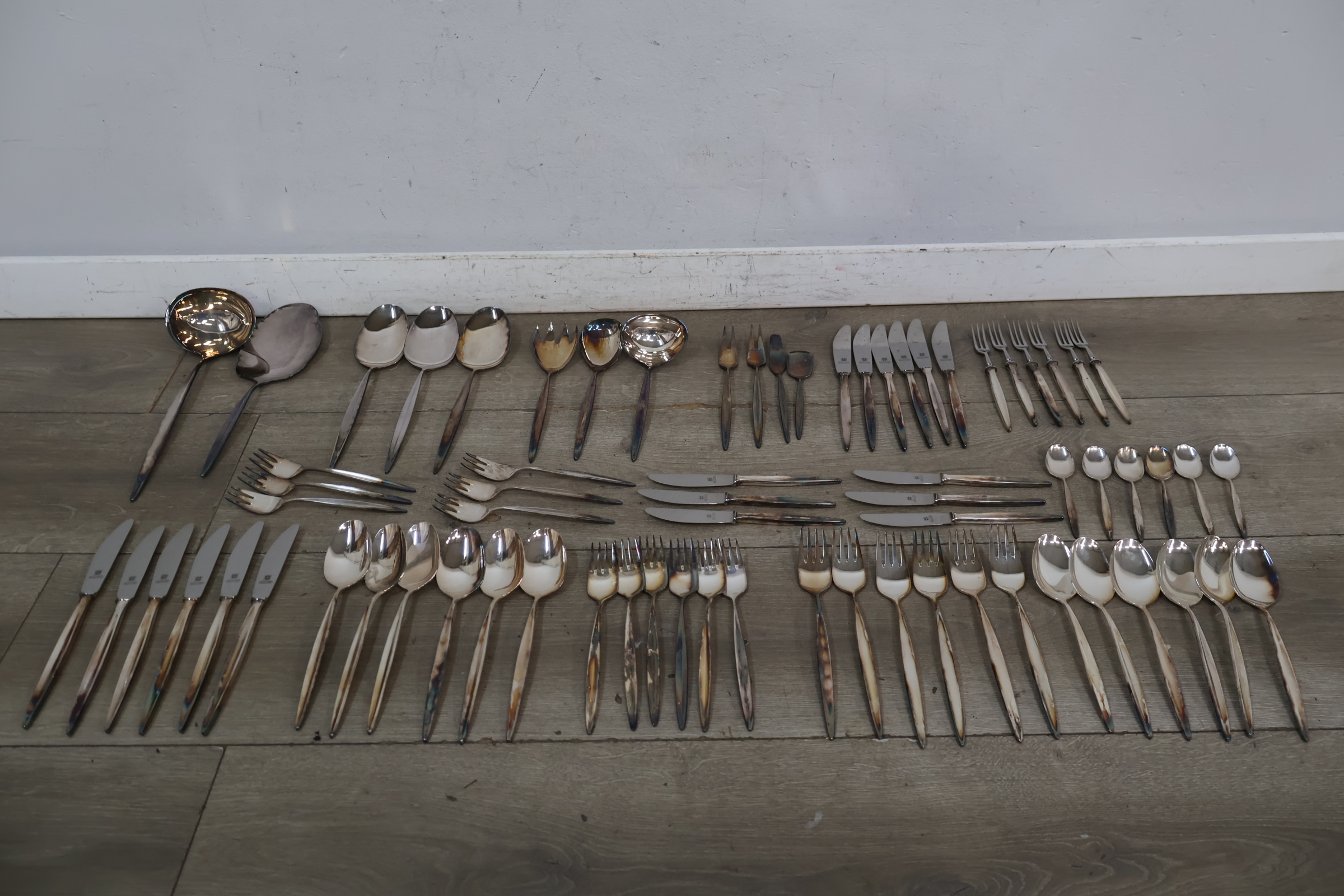 Grote set verzilverd bestek – foto 5 – kavel bij GSD Auctions, Zoeterwoude