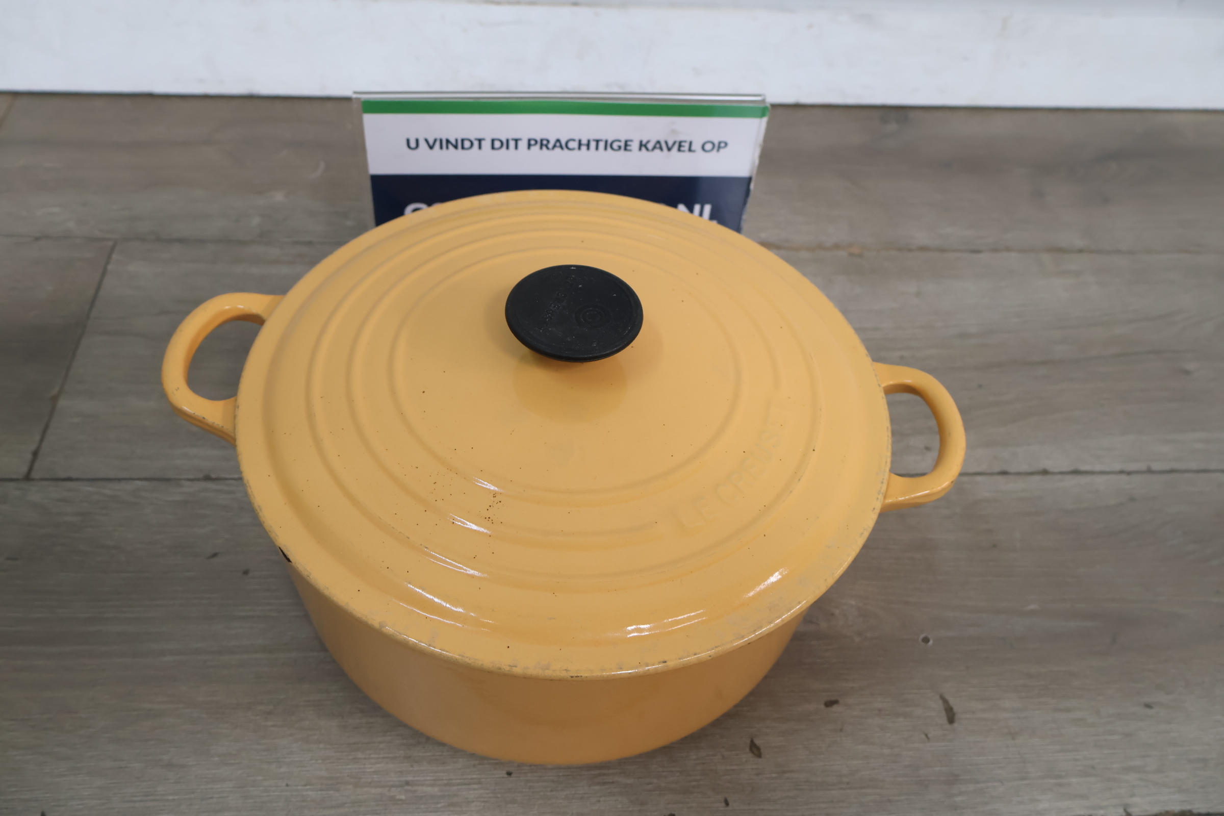 Le creuset Gietijzeren Pan – foto 2 – kavel bij GSD Auctions, Zoeterwoude