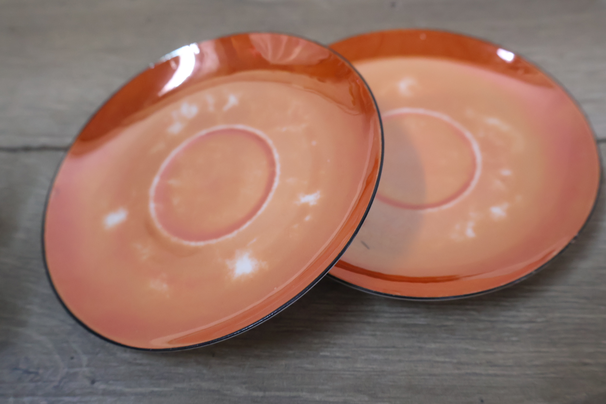 Oranje theeservies met houten dienblad – foto 18 – kavel bij GSD Auctions, Zoeterwoude