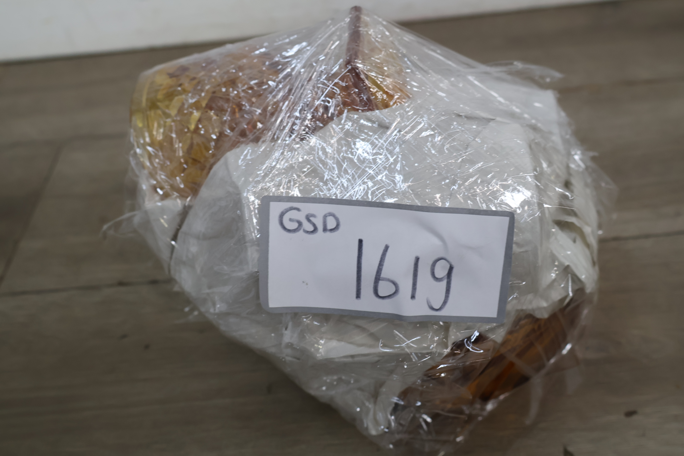 Set van oranje glazen zoals likeurglazen met dekselpot – foto 21 – kavel bij GSD Auctions, Zoeterwoude