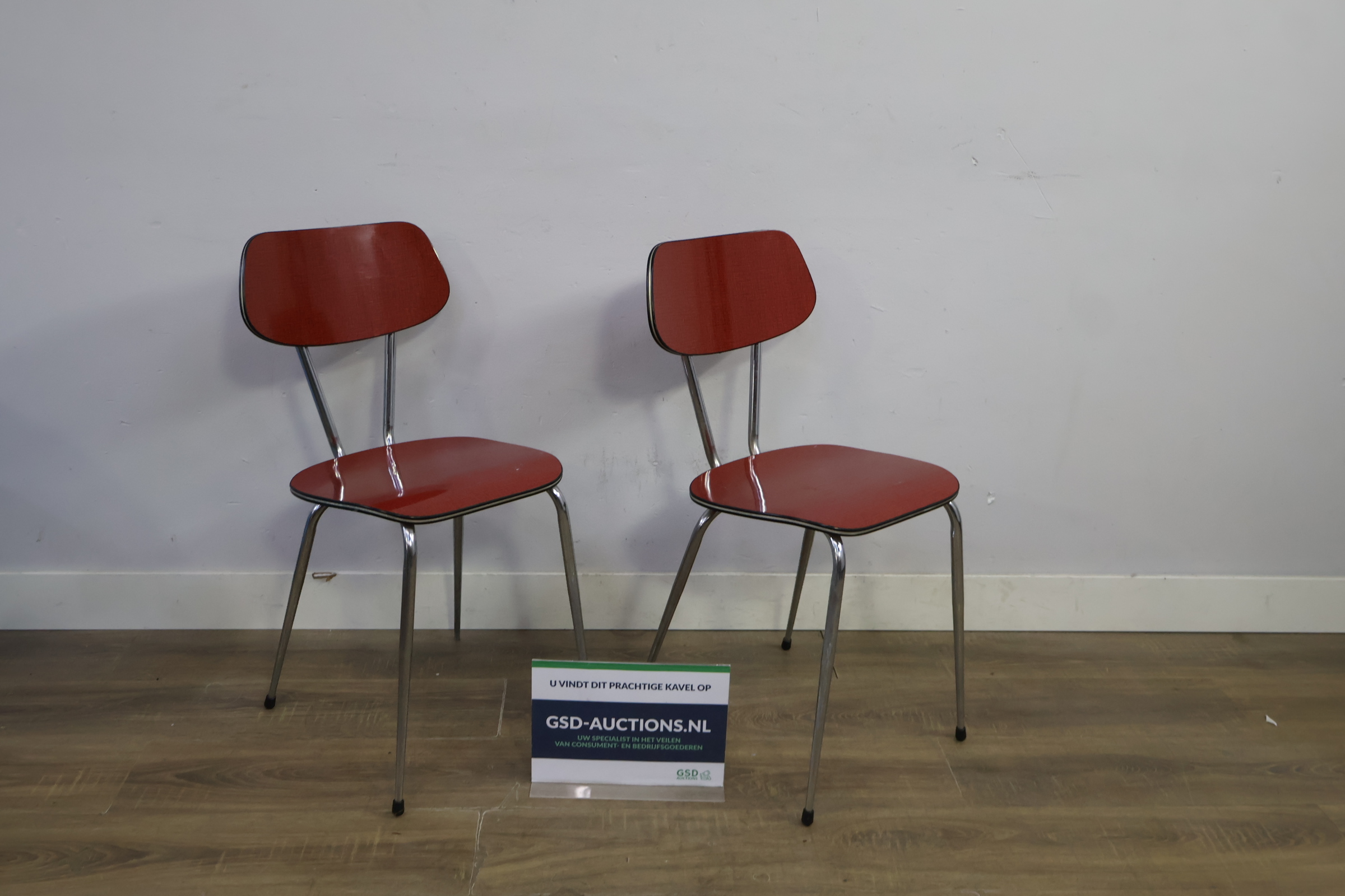 Set van 2 Formica Vintage Stoelen - Jaren '60 – foto 2 – kavel bij GSD Auctions, Zoeterwoude